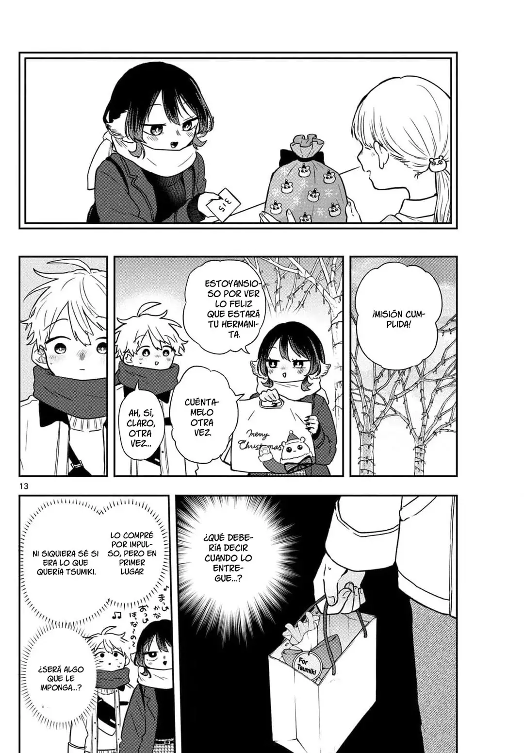 Ogami Tsumiki to Kinichijou. Capitulo 49: Tsumiki-san Y La Navidad página 17