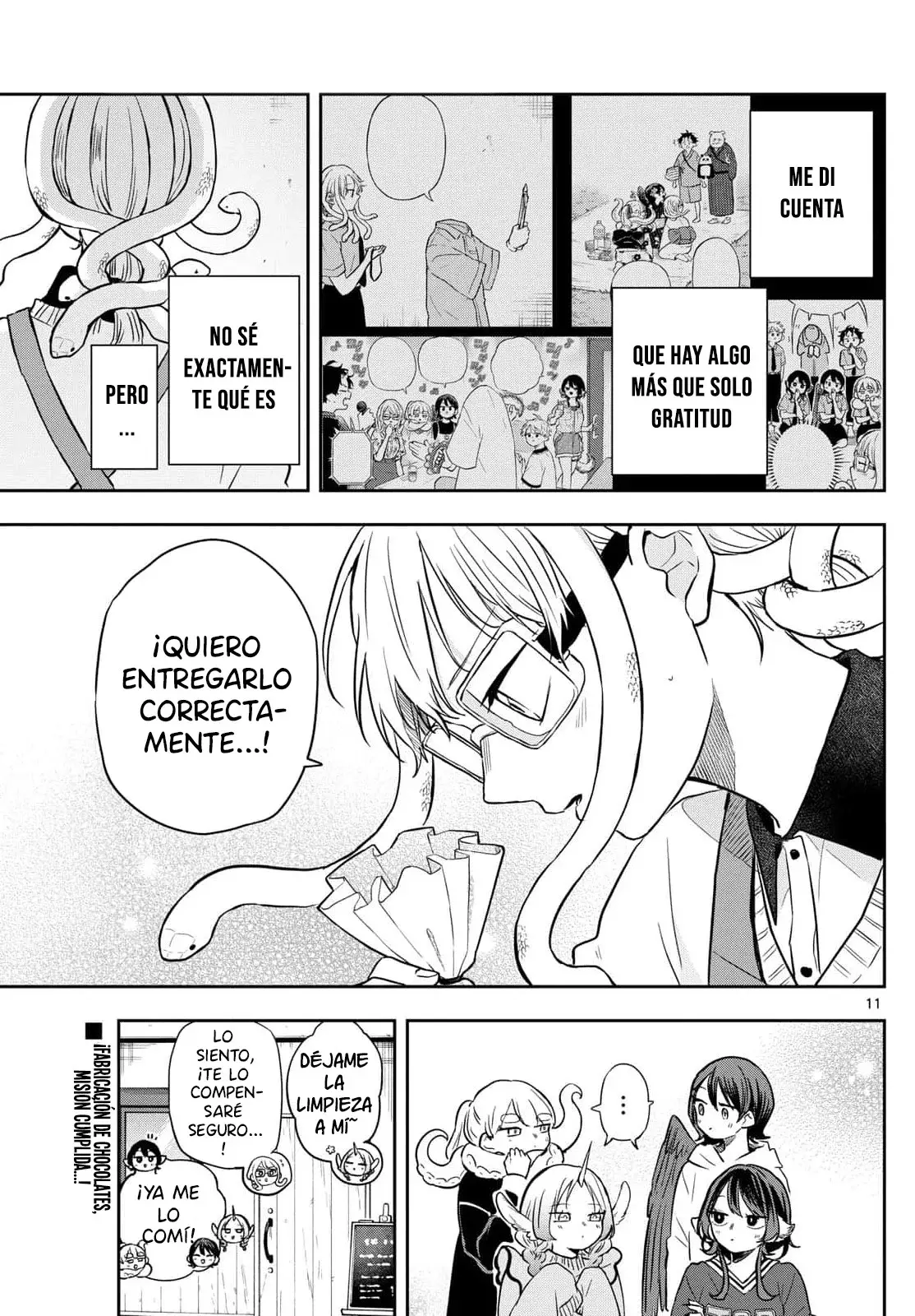 Ogami Tsumiki to Kinichijou. Capitulo 54: El san Valentín de Hebizono-san página 14