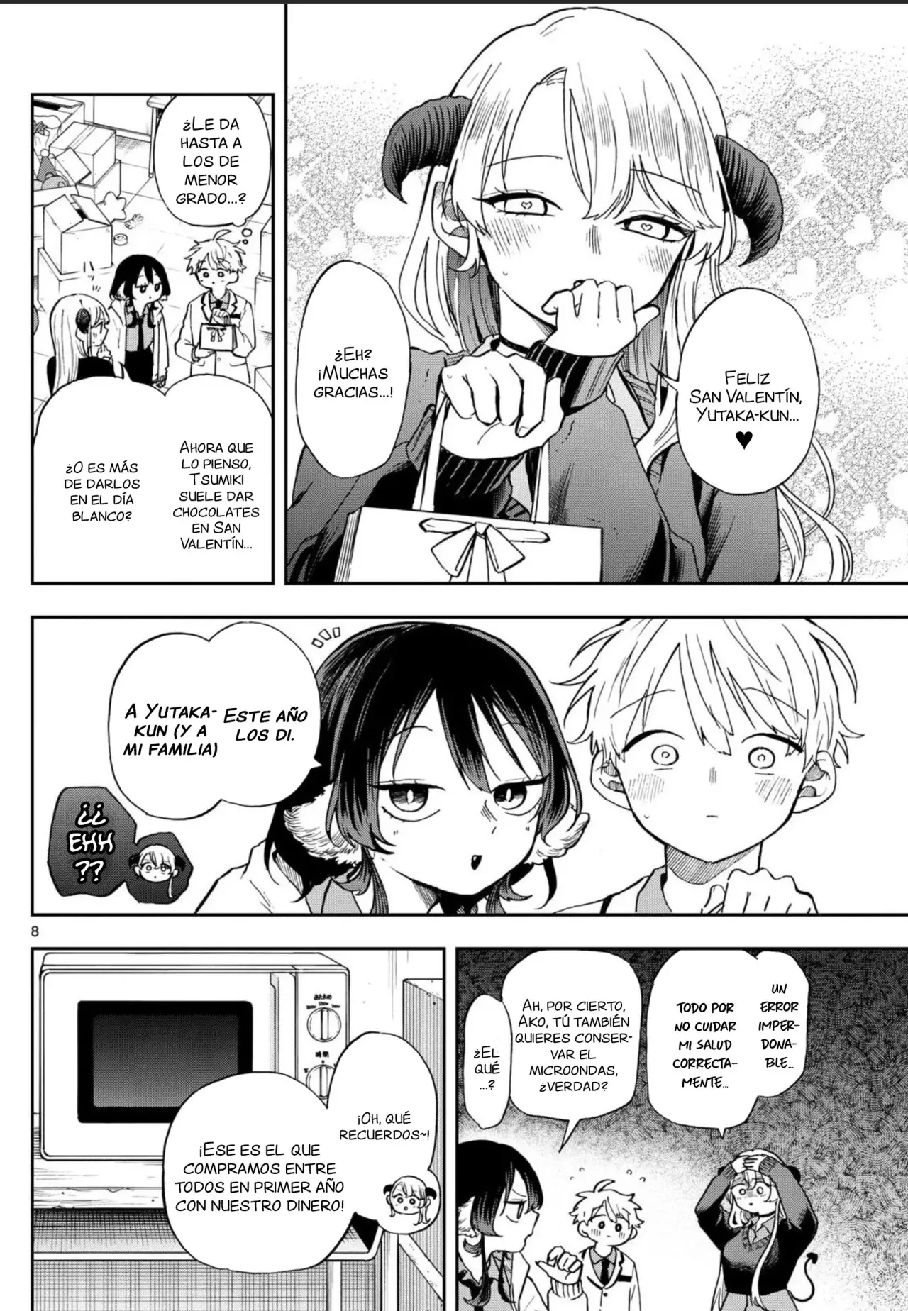 Ogami Tsumiki to Kinichijou. Capitulo 56: El presidente Raizen y el microondas página 11