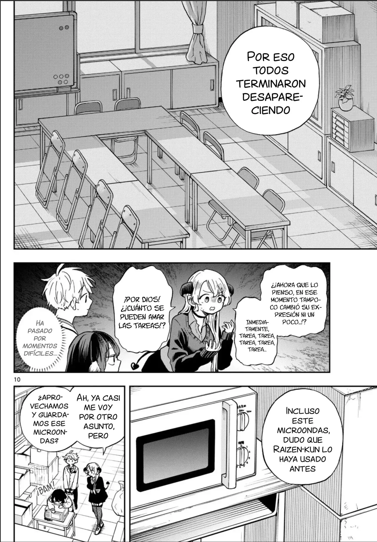 Ogami Tsumiki to Kinichijou. Capitulo 56: El presidente Raizen y el microondas página 13