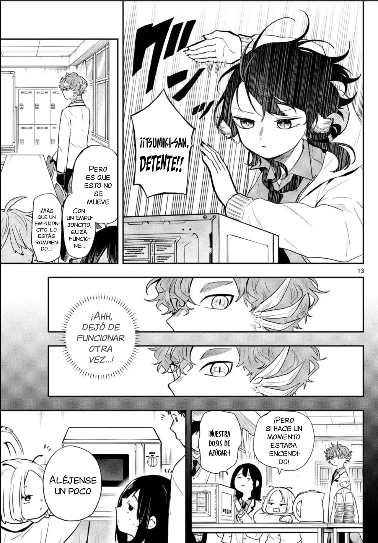 Ogami Tsumiki to Kinichijou. Capitulo 56: El presidente Raizen y el microondas página 16