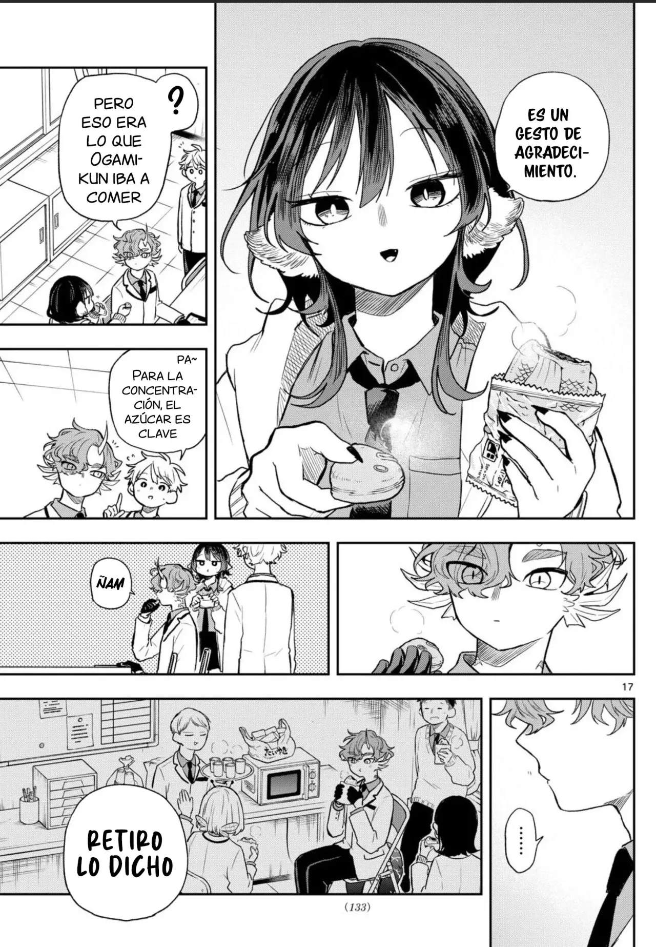 Ogami Tsumiki to Kinichijou. Capitulo 56: El presidente Raizen y el microondas página 20