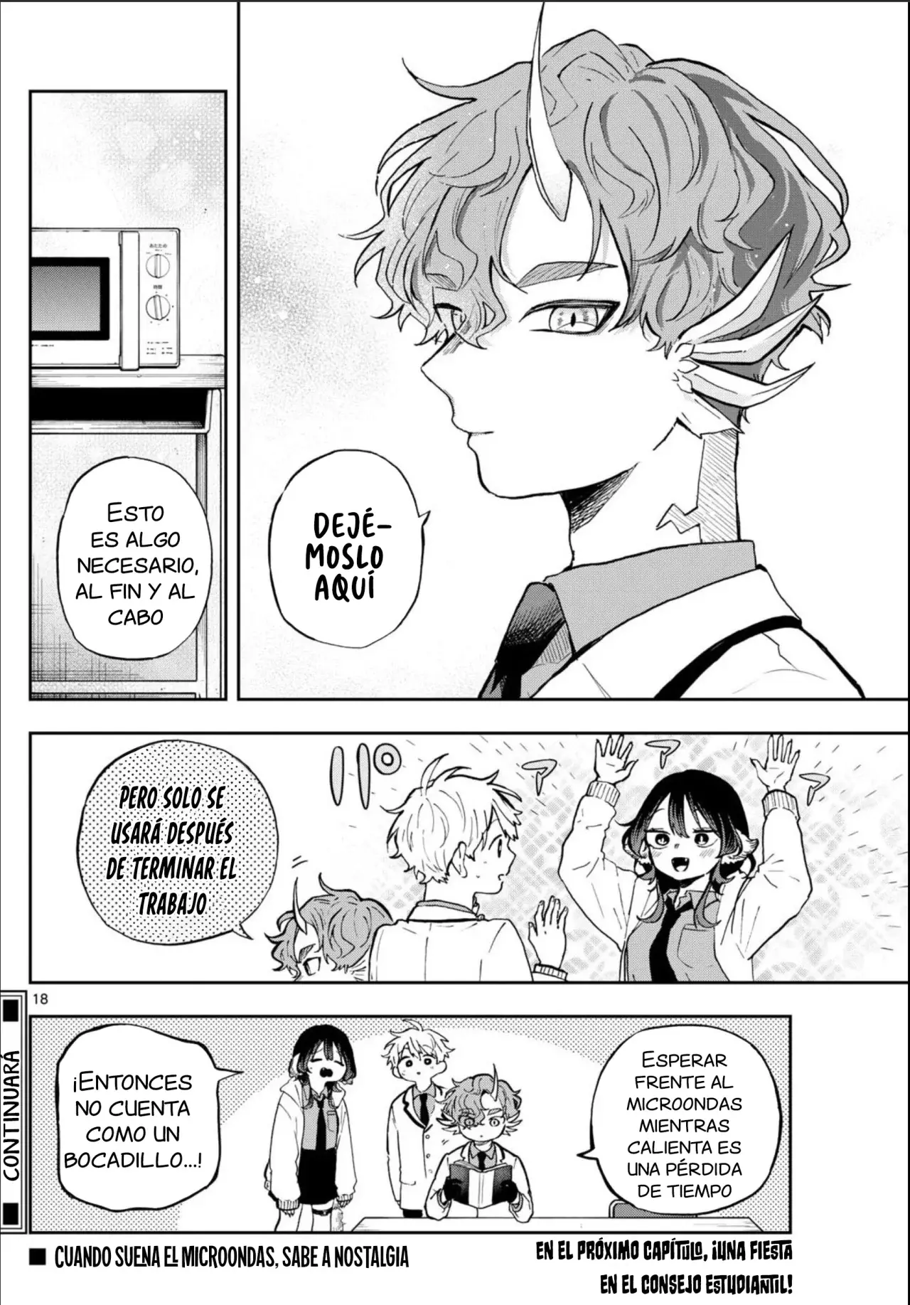 Ogami Tsumiki to Kinichijou. Capitulo 56: El presidente Raizen y el microondas página 21