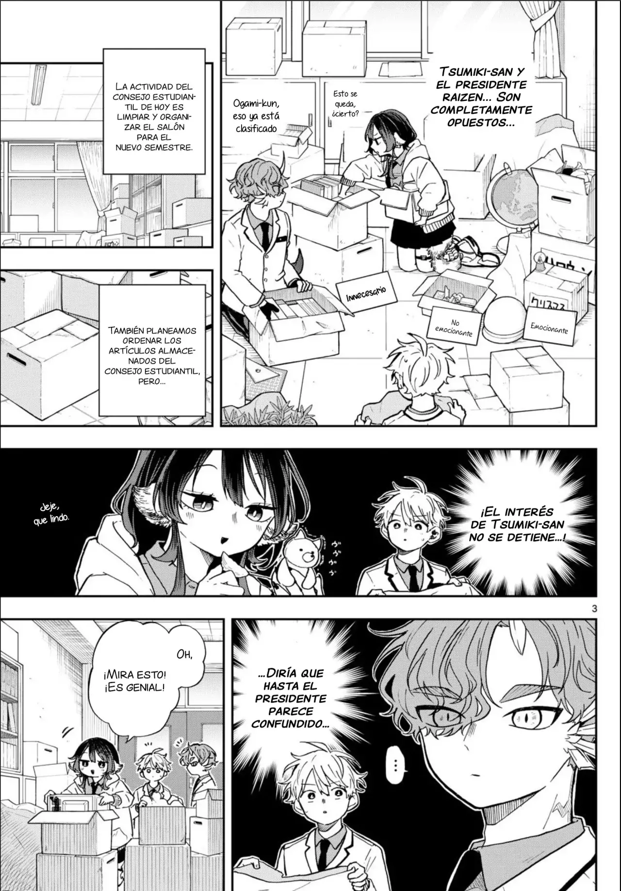 Ogami Tsumiki to Kinichijou. Capitulo 56: El presidente Raizen y el microondas página 6
