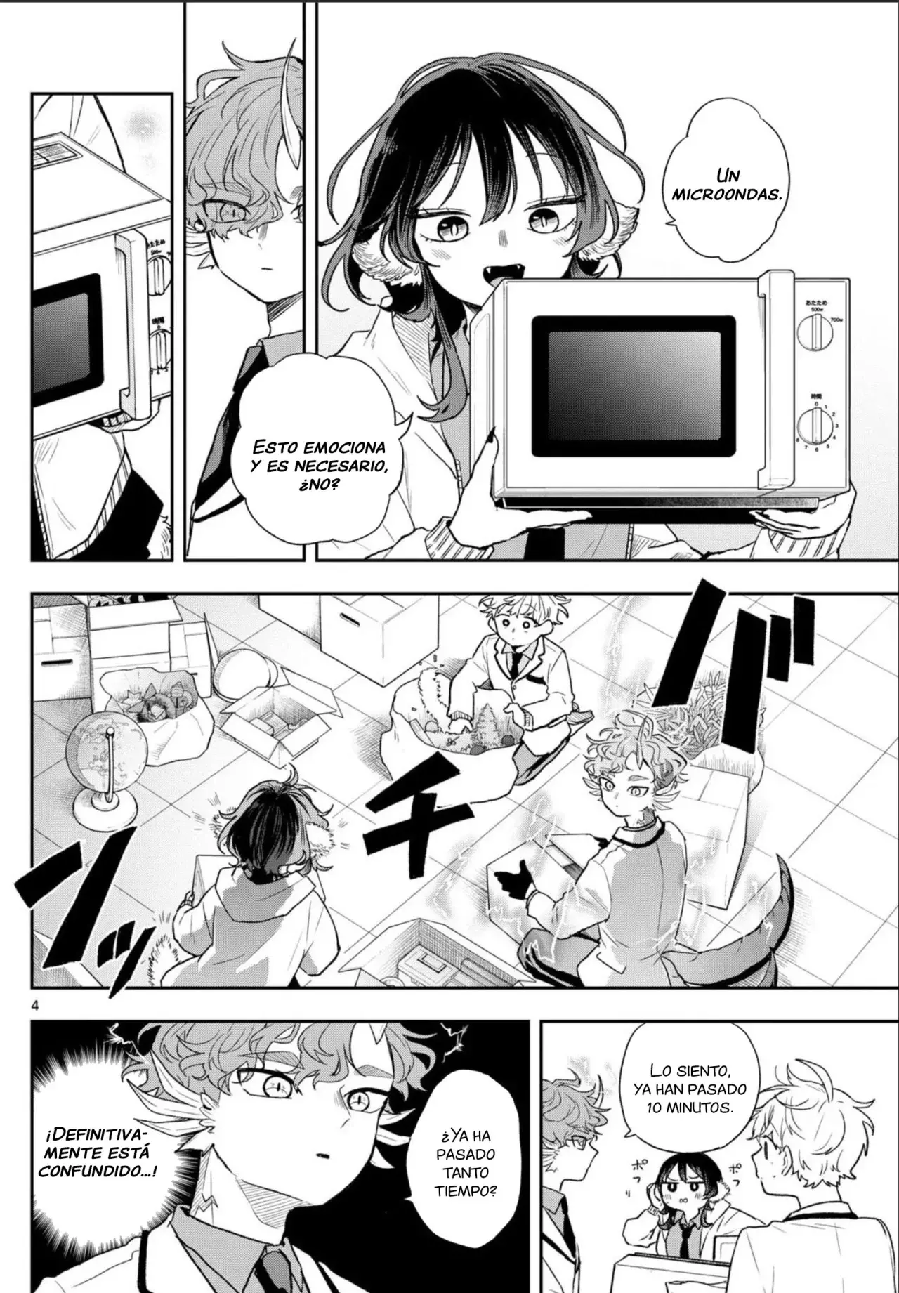 Ogami Tsumiki to Kinichijou. Capitulo 56: El presidente Raizen y el microondas página 7