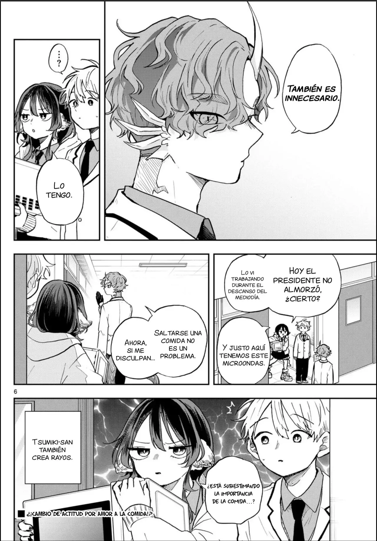 Ogami Tsumiki to Kinichijou. Capitulo 56: El presidente Raizen y el microondas página 9