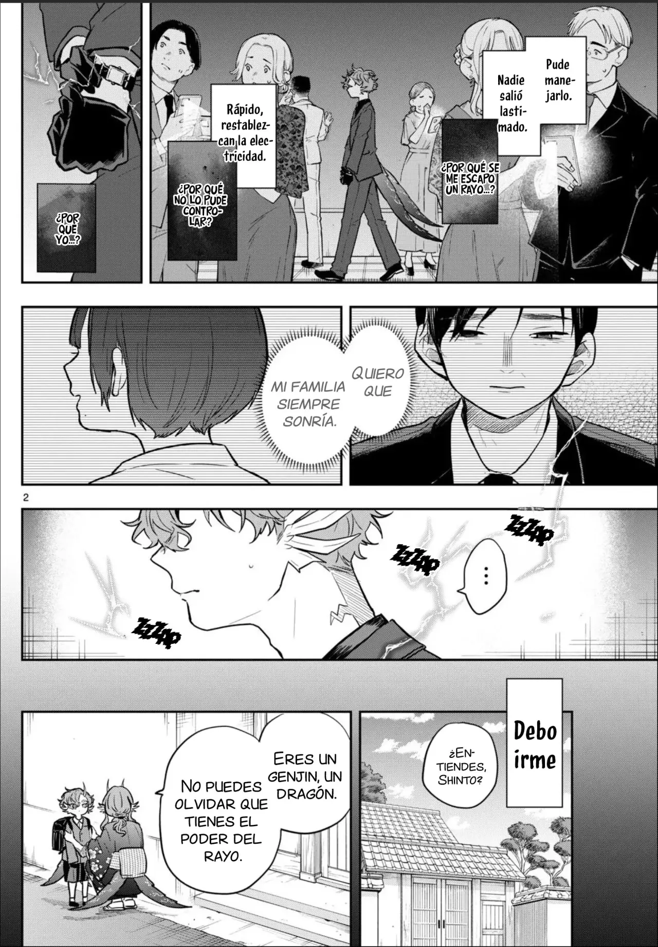 Ogami Tsumiki to Kinichijou. Capitulo 58: El presidente Raizen y el rayo página 5