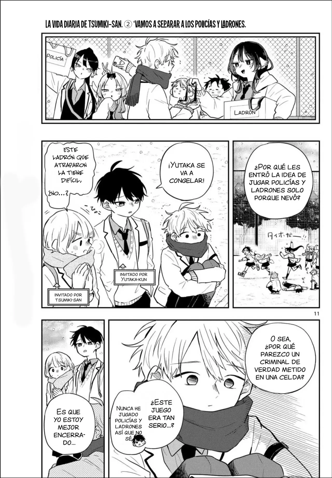 Ogami Tsumiki to Kinichijou. Capitulo 60: Tsumiki-san y el juego de policía y ladrones página 15