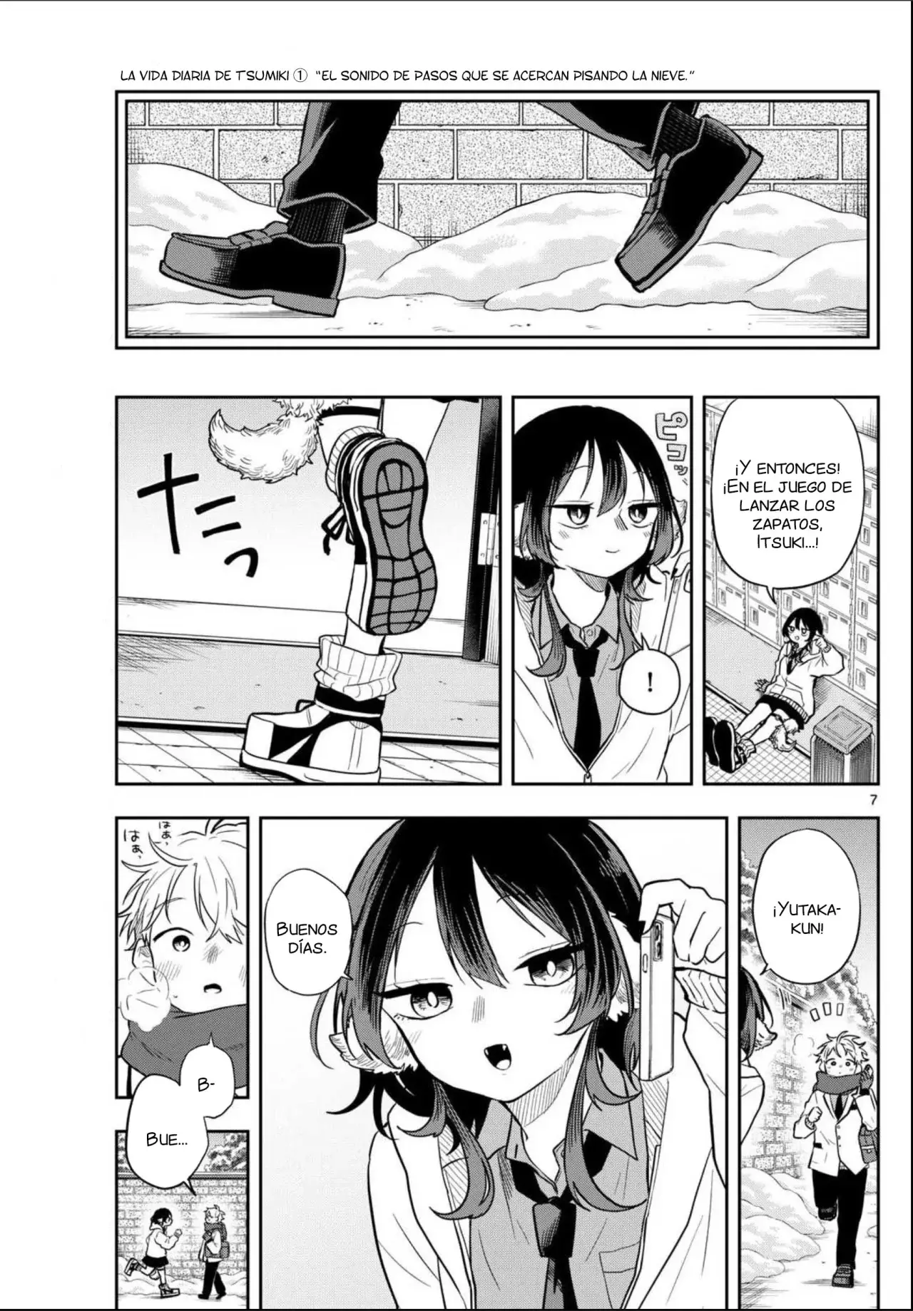 Ogami Tsumiki to Kinichijou. Capitulo 61: Tsumiki-san y la nieve página 10