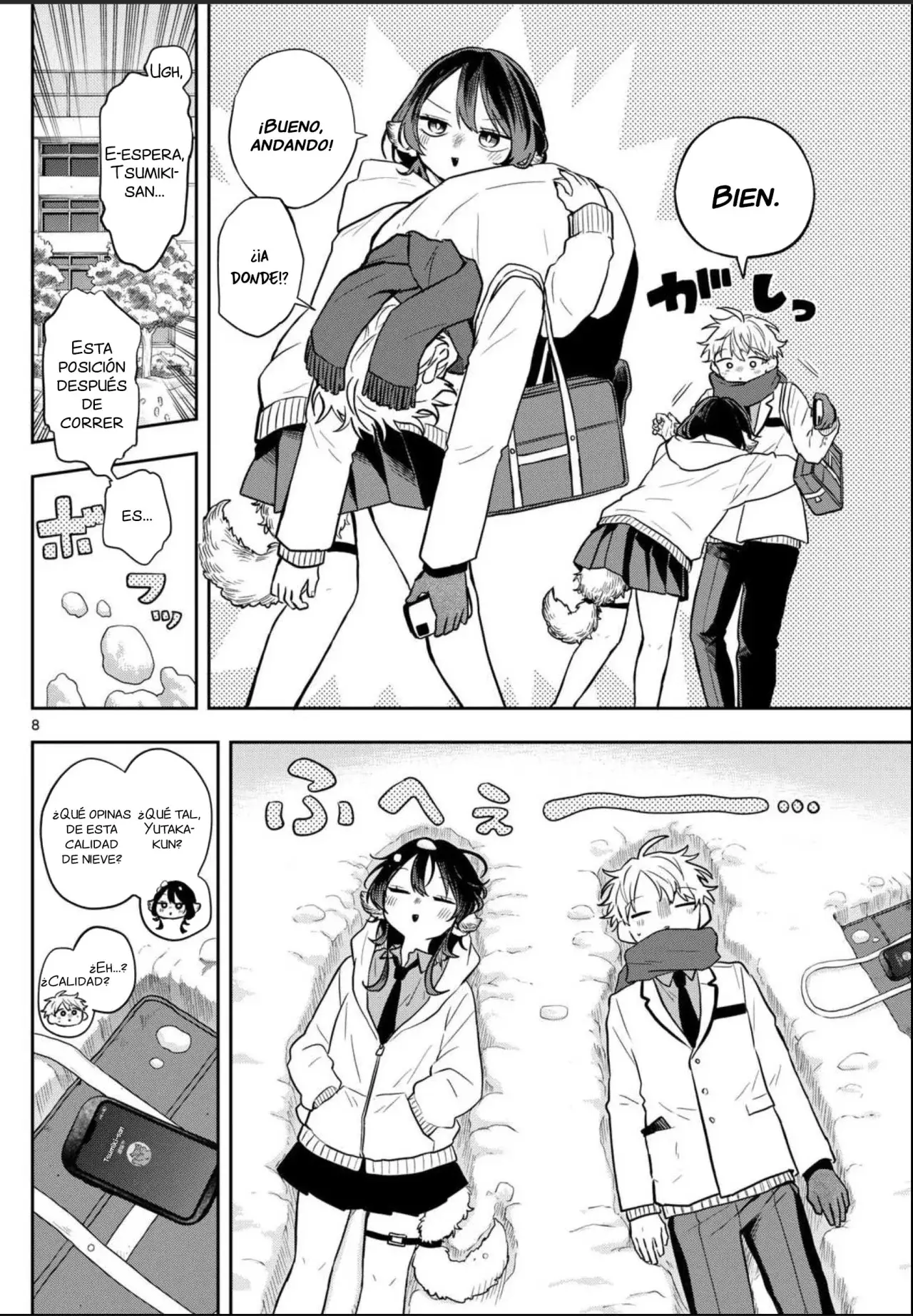 Ogami Tsumiki to Kinichijou. Capitulo 61: Tsumiki-san y la nieve página 11