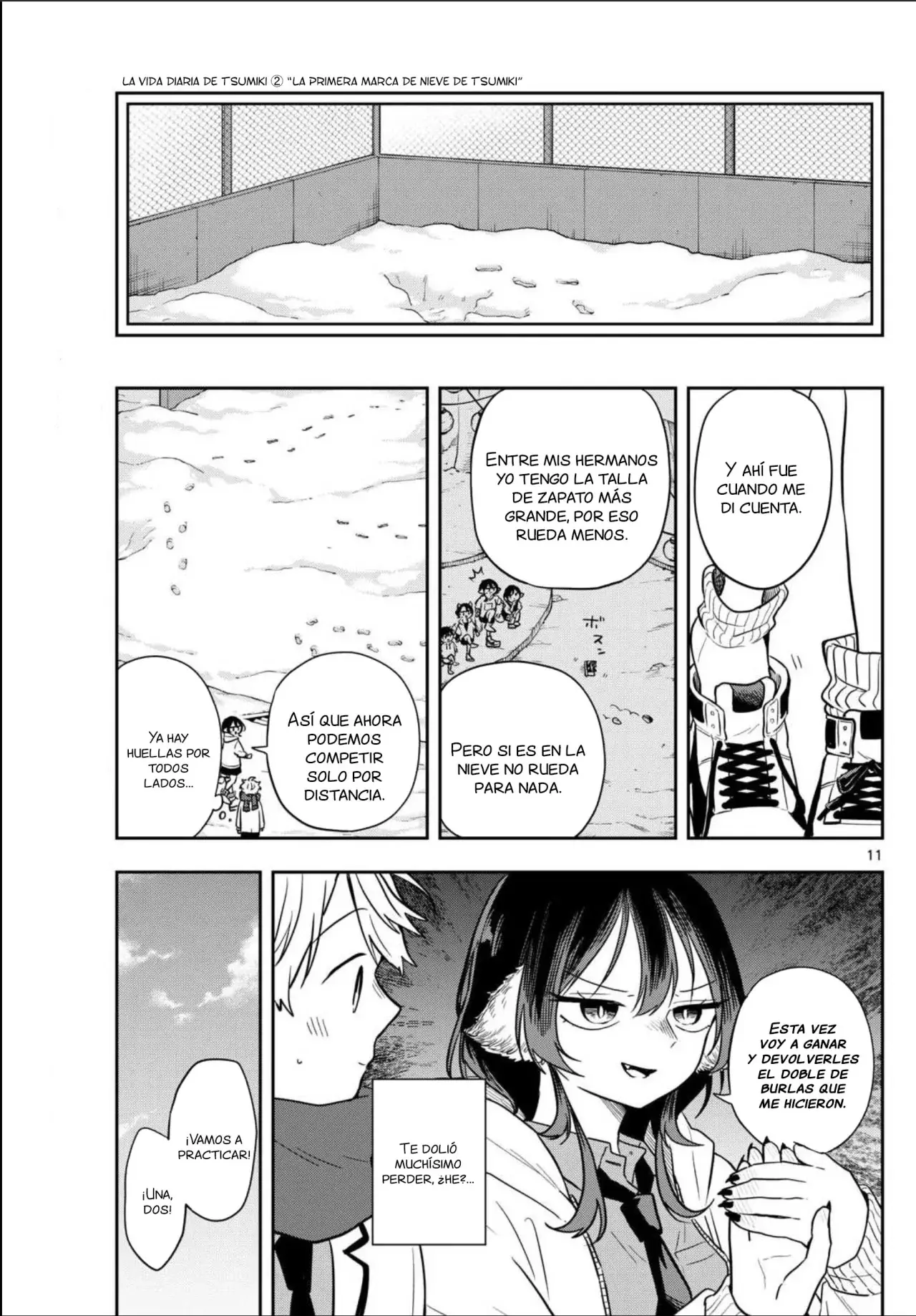 Ogami Tsumiki to Kinichijou. Capitulo 61: Tsumiki-san y la nieve página 14