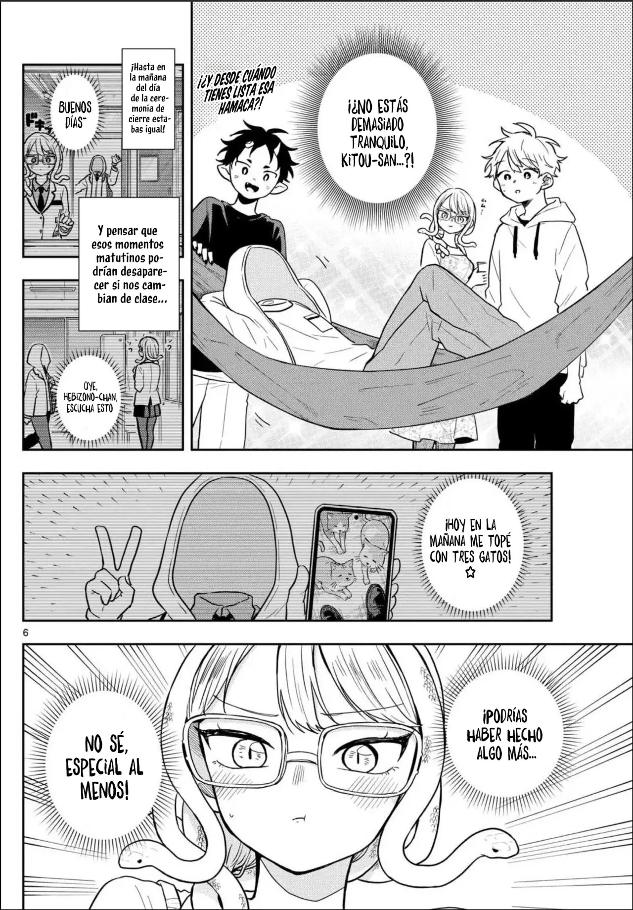 Ogami Tsumiki to Kinichijou. Capitulo 67: Hebizono-san y Kitou-kun. página 10
