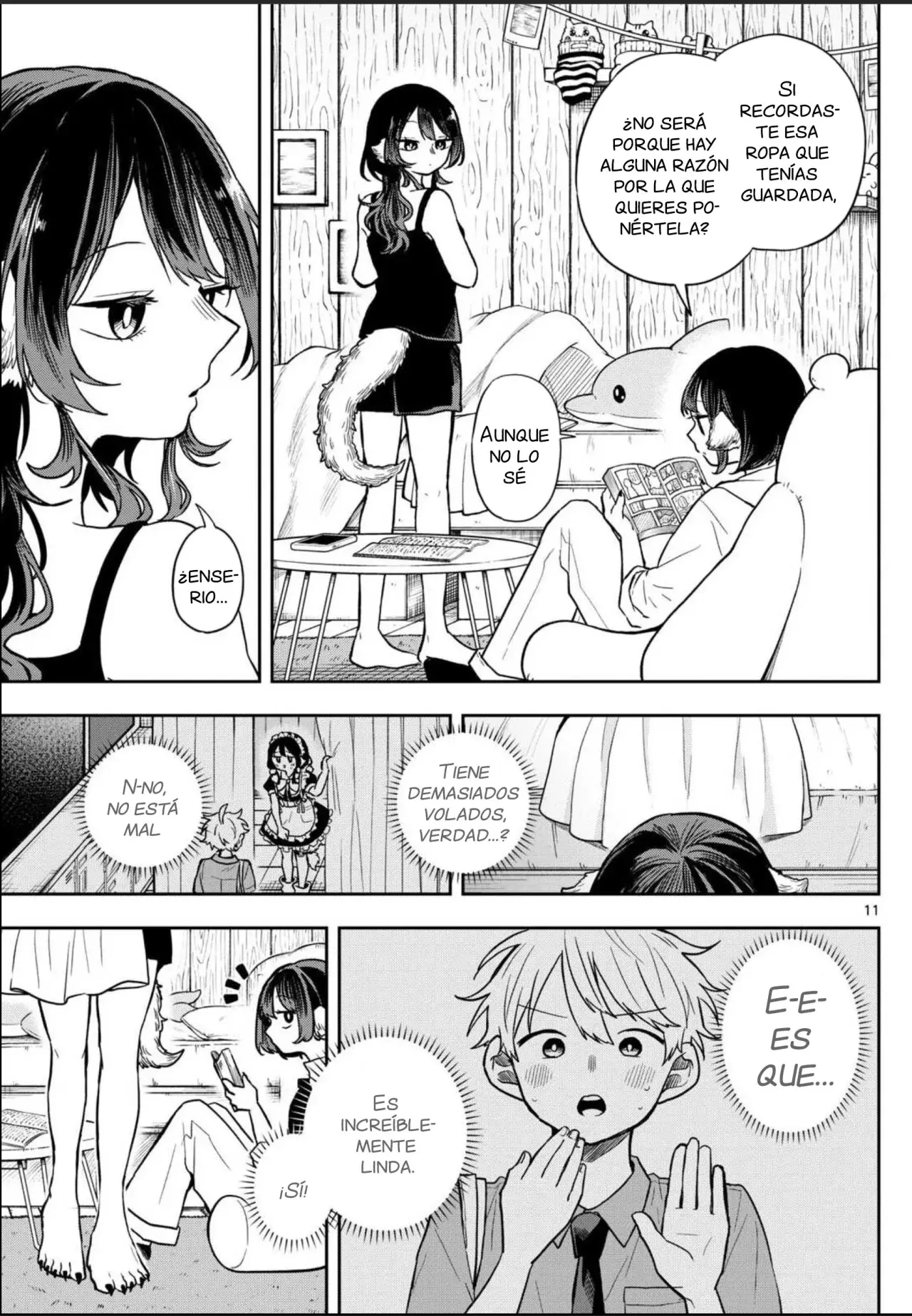 Ogami Tsumiki to Kinichijou. Capitulo 68: Tsumiki-san pensando en la moda página 14