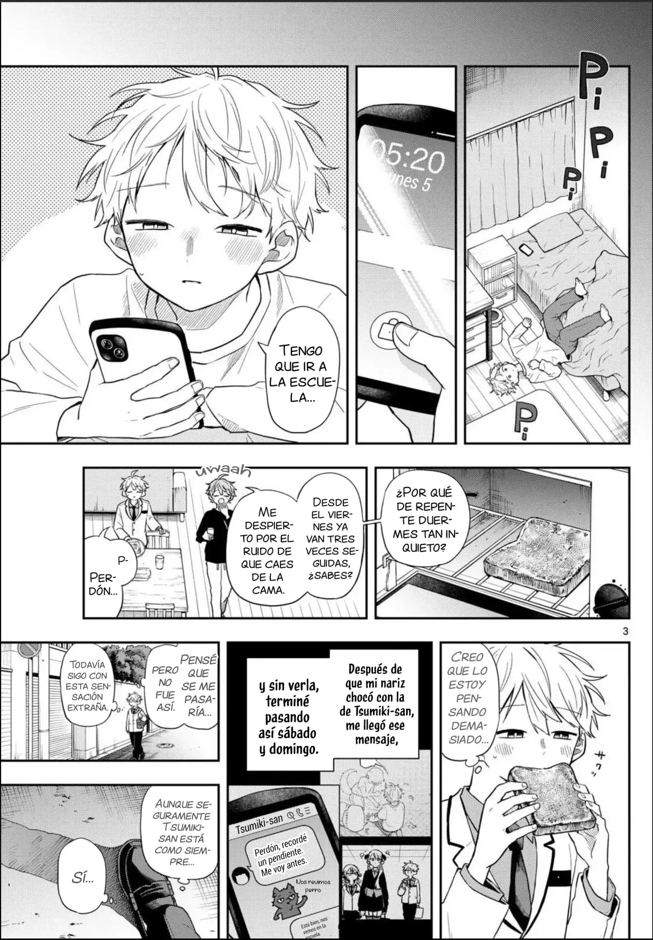 Ogami Tsumiki to Kinichijou. Capitulo 74: Un toque de nariz con Tsumiki-san página 6
