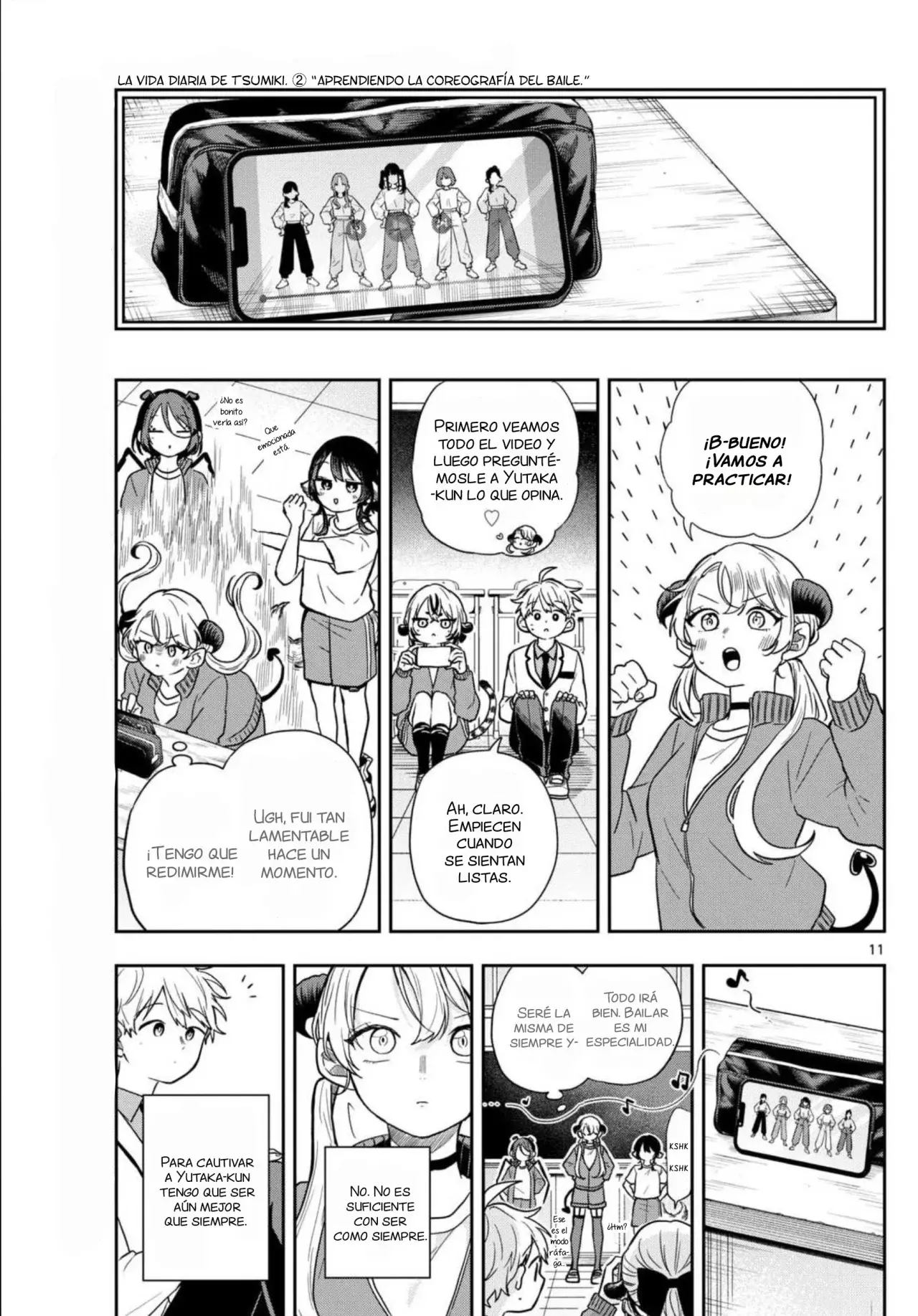 Ogami Tsumiki to Kinichijou. Capitulo 80: El ensayo de baile de Yumenaka-Senpai página 14