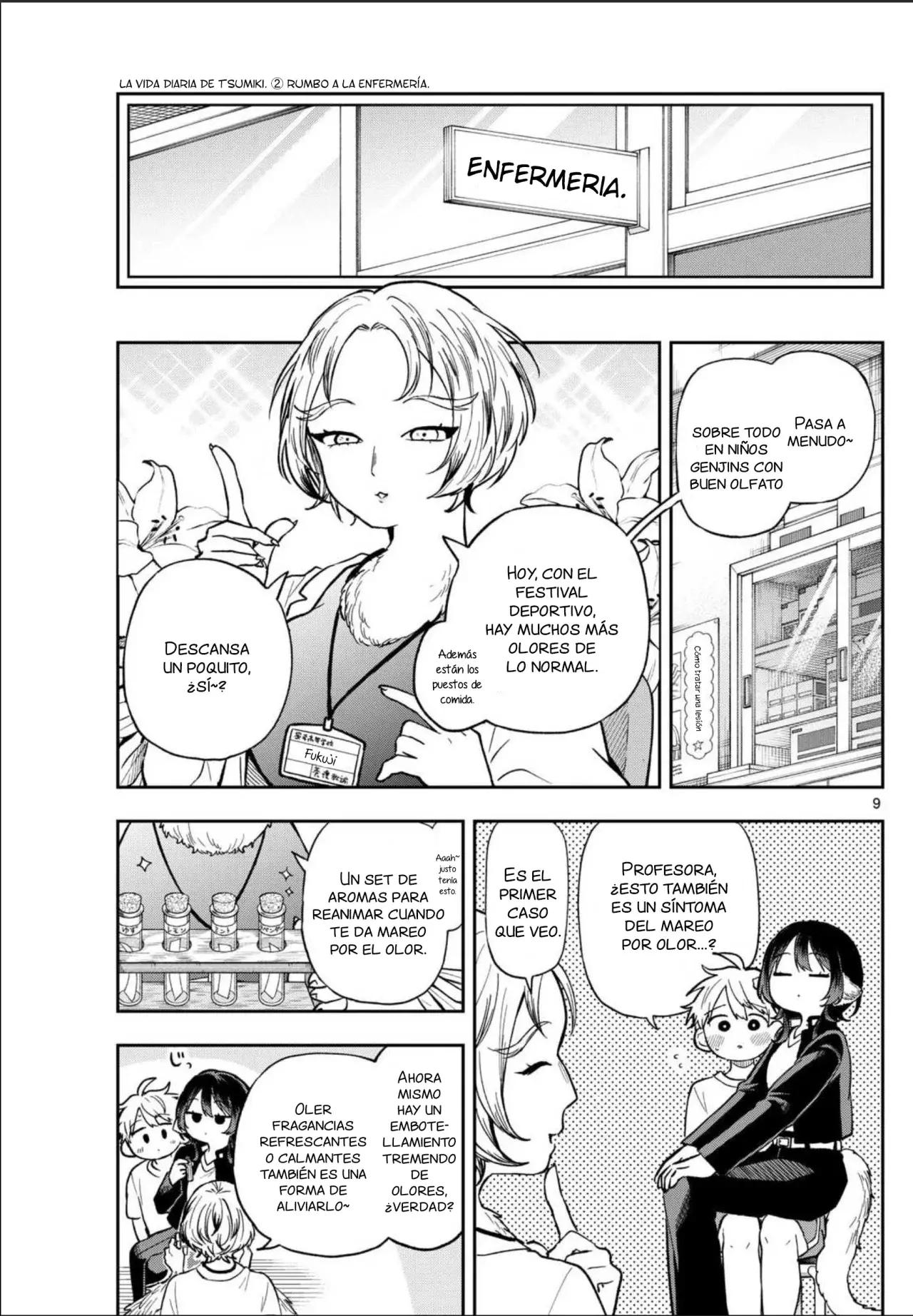 Ogami Tsumiki to Kinichijou. Capitulo 89: Tsumiki-san y la enfermería página 10