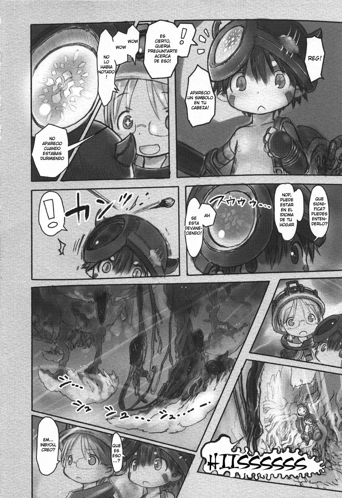 Made in Abyss Capitulo 12: Segunda capa, parte inferior: El Bosque Invertido página 11