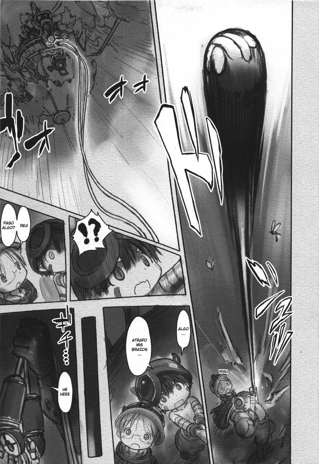 Made in Abyss Capitulo 12: Segunda capa, parte inferior: El Bosque Invertido página 16