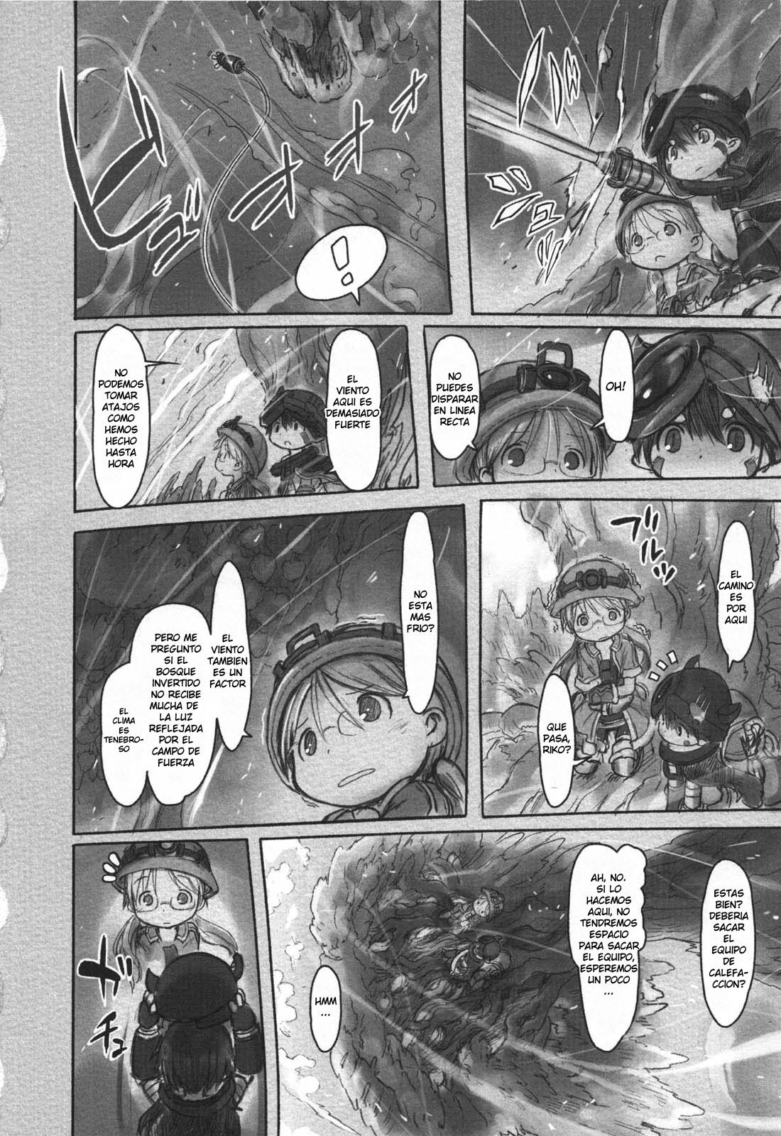 Made in Abyss Capitulo 12: Segunda capa, parte inferior: El Bosque Invertido página 9