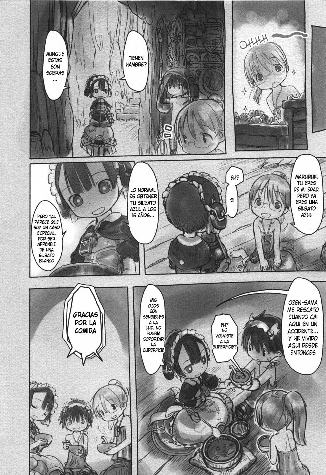 Made in Abyss Capitulo 13: Campamento del Vigia página 14