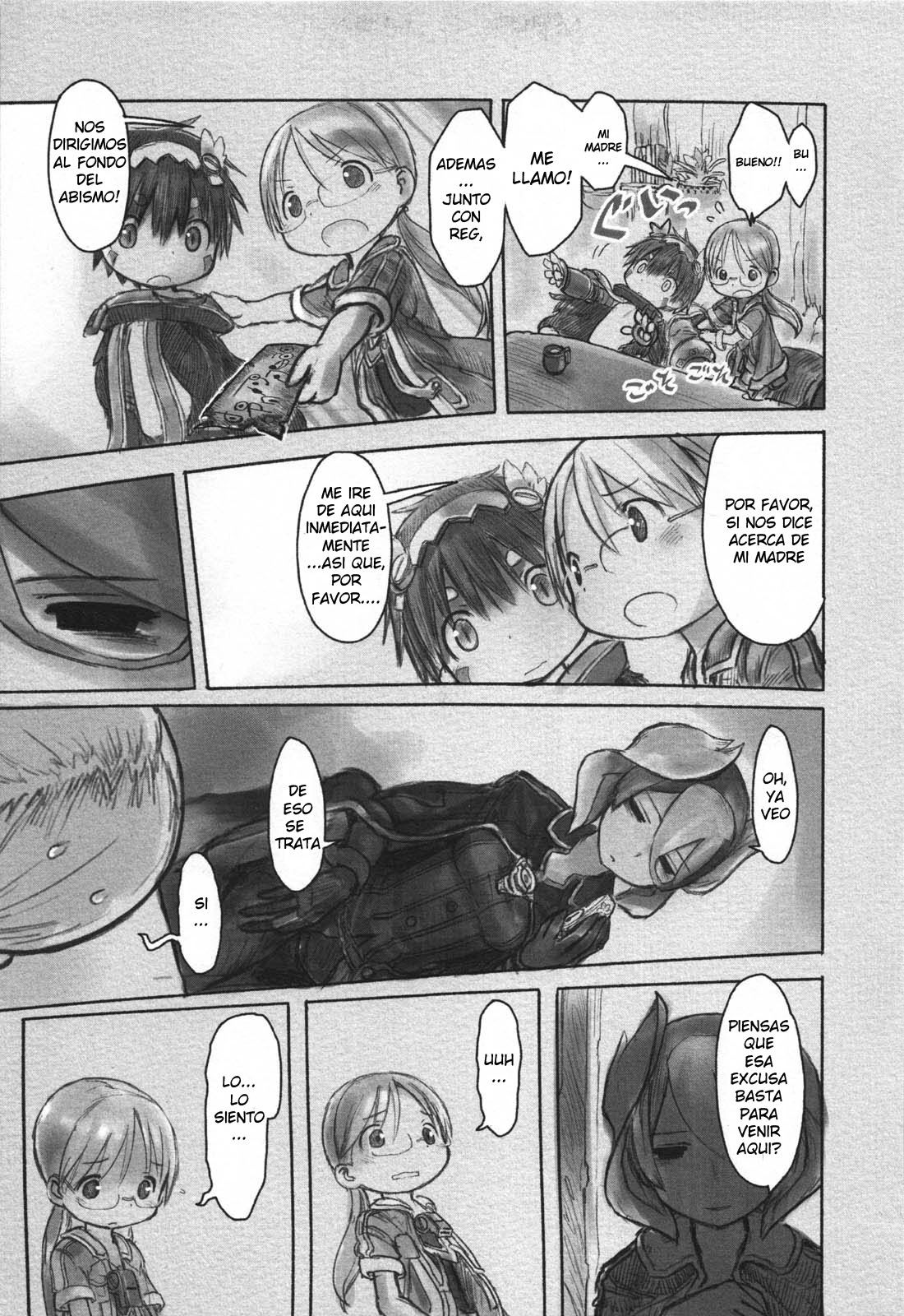 Made in Abyss Capitulo 13: Campamento del Vigia página 7
