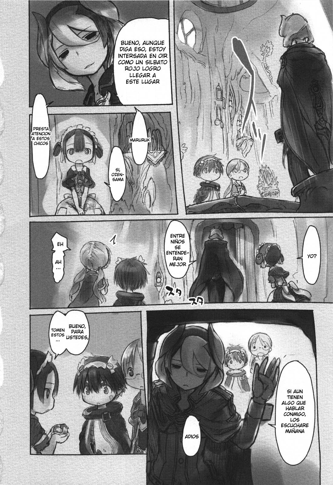 Made in Abyss Capitulo 13: Campamento del Vigia página 8