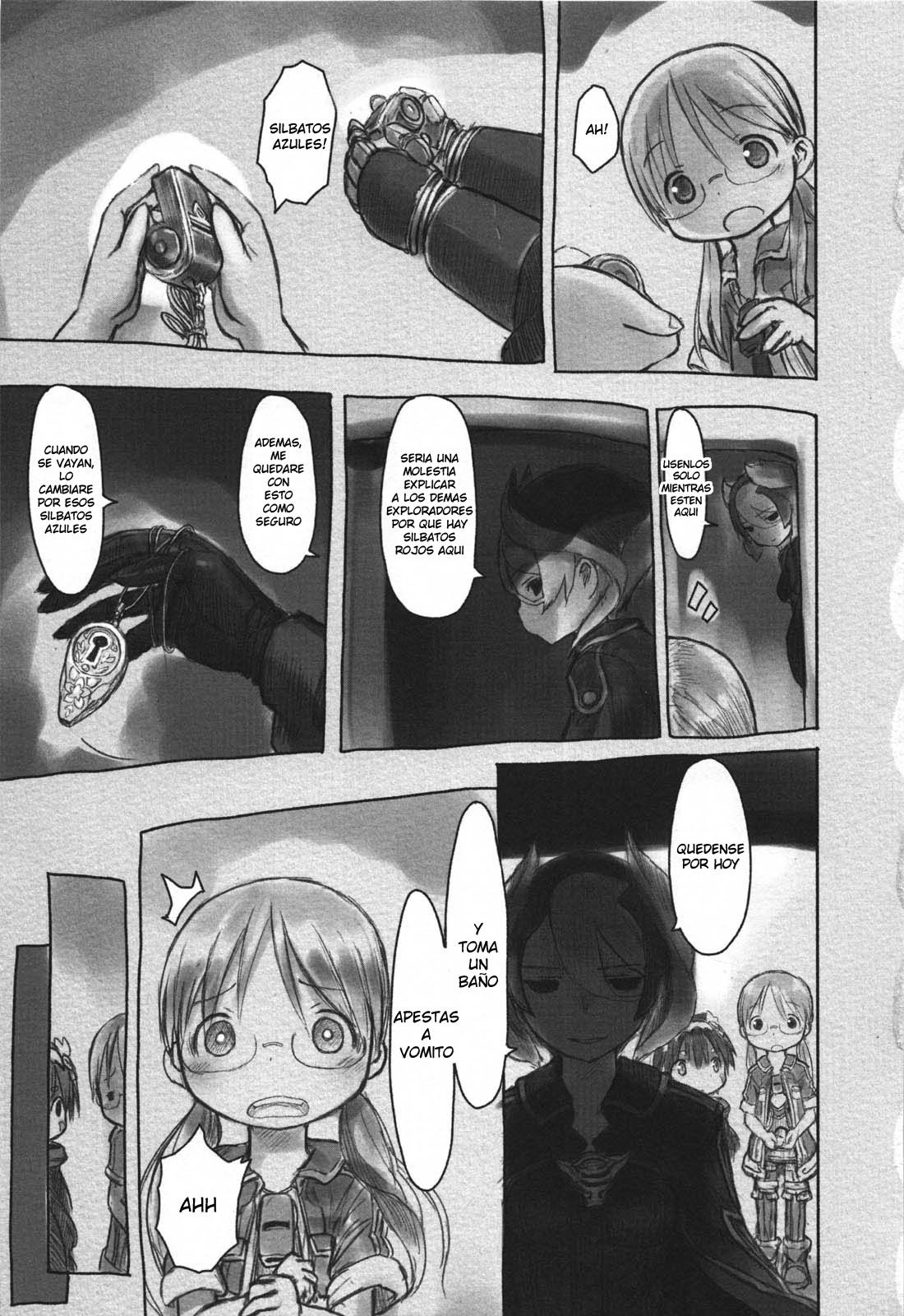 Made in Abyss Capitulo 13: Campamento del Vigia página 9