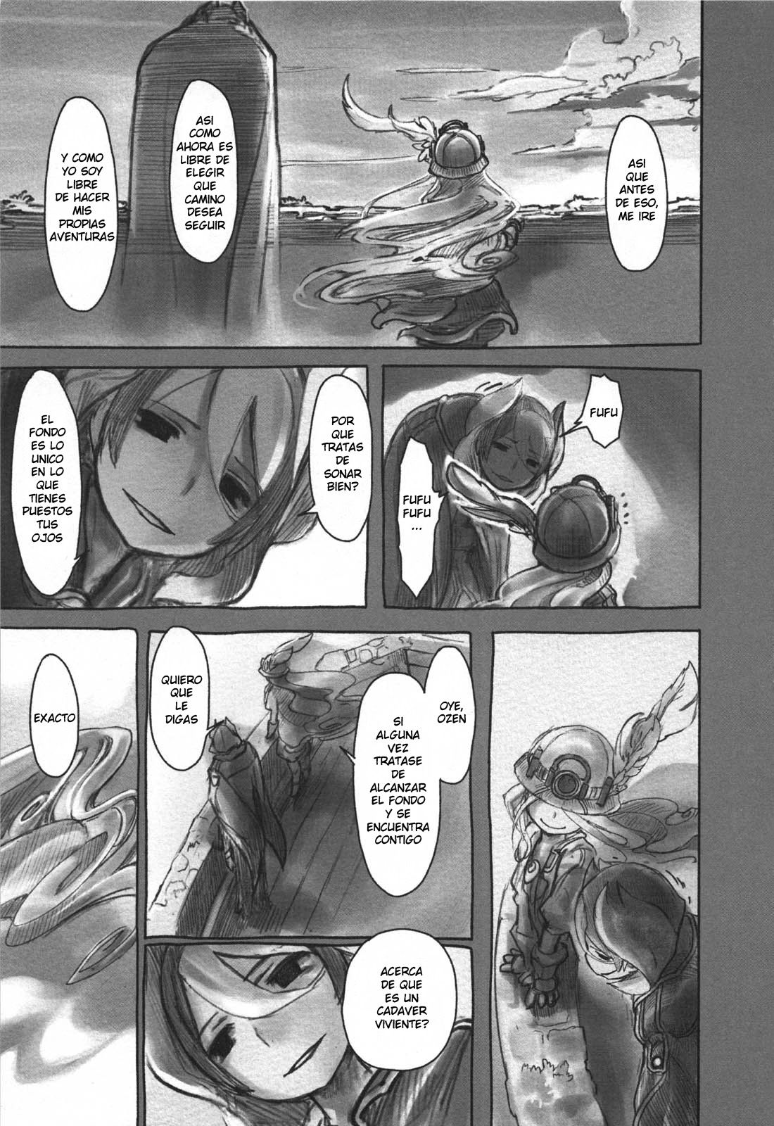 Made in Abyss Capitulo 16: Como entrenar buenos para nada página 15