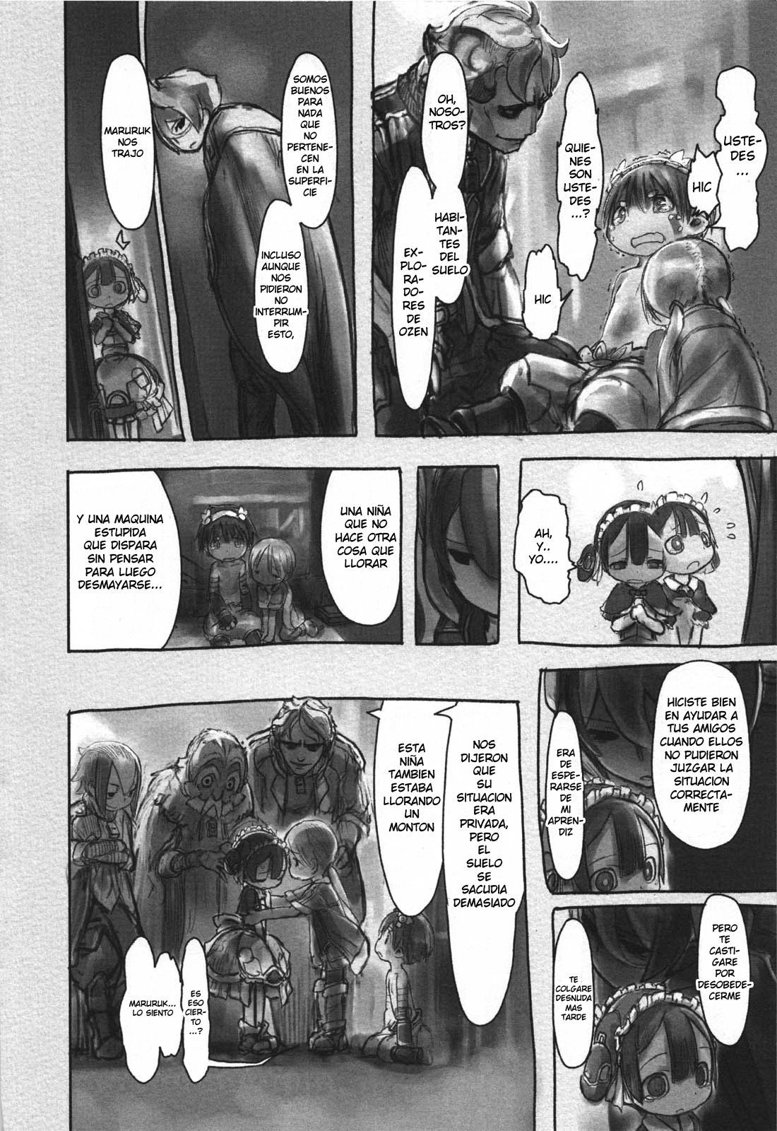 Made in Abyss Capitulo 16: Como entrenar buenos para nada página 4