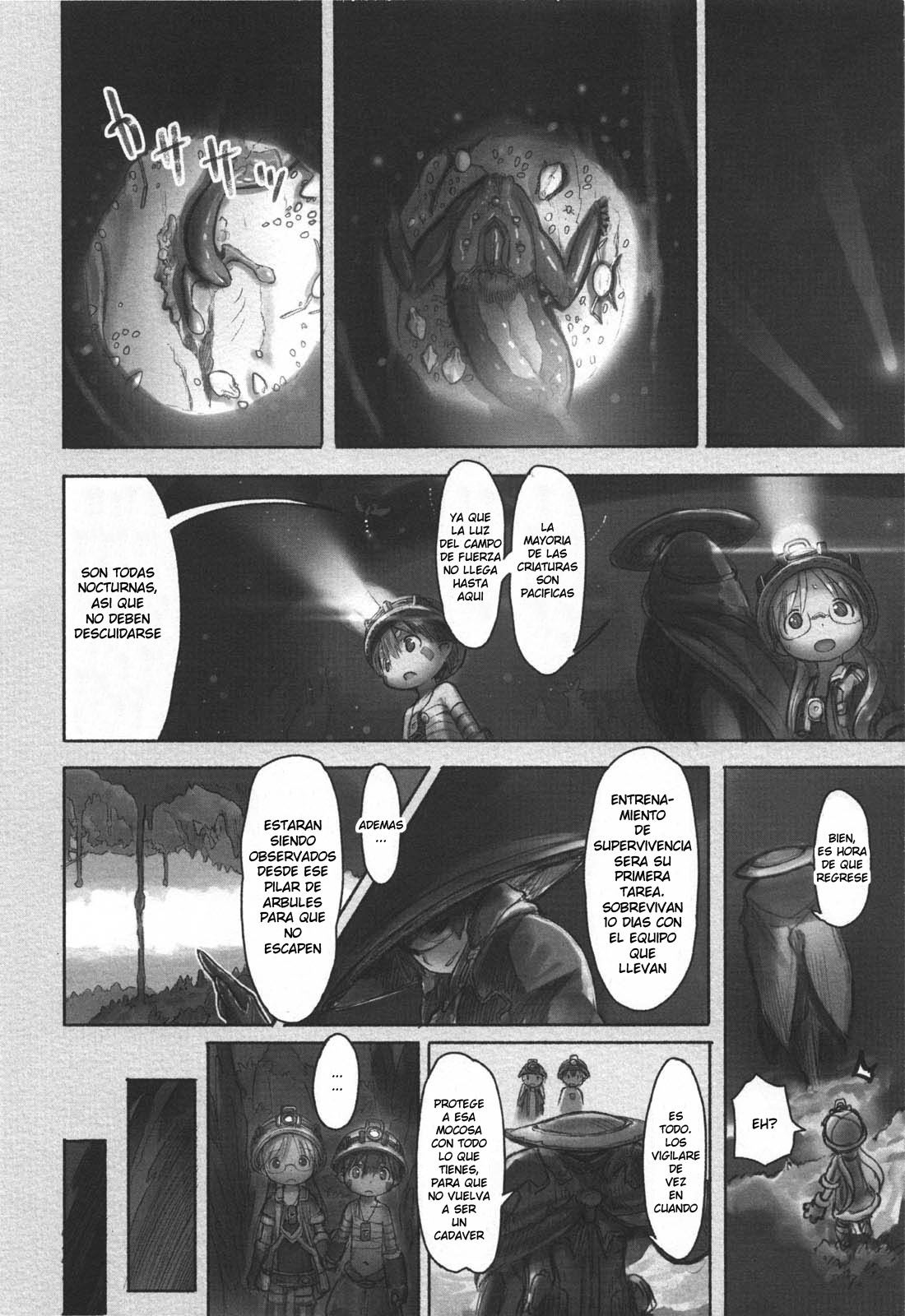 Made in Abyss Capitulo 17: Entrenamiento de Supervivencia página 4
