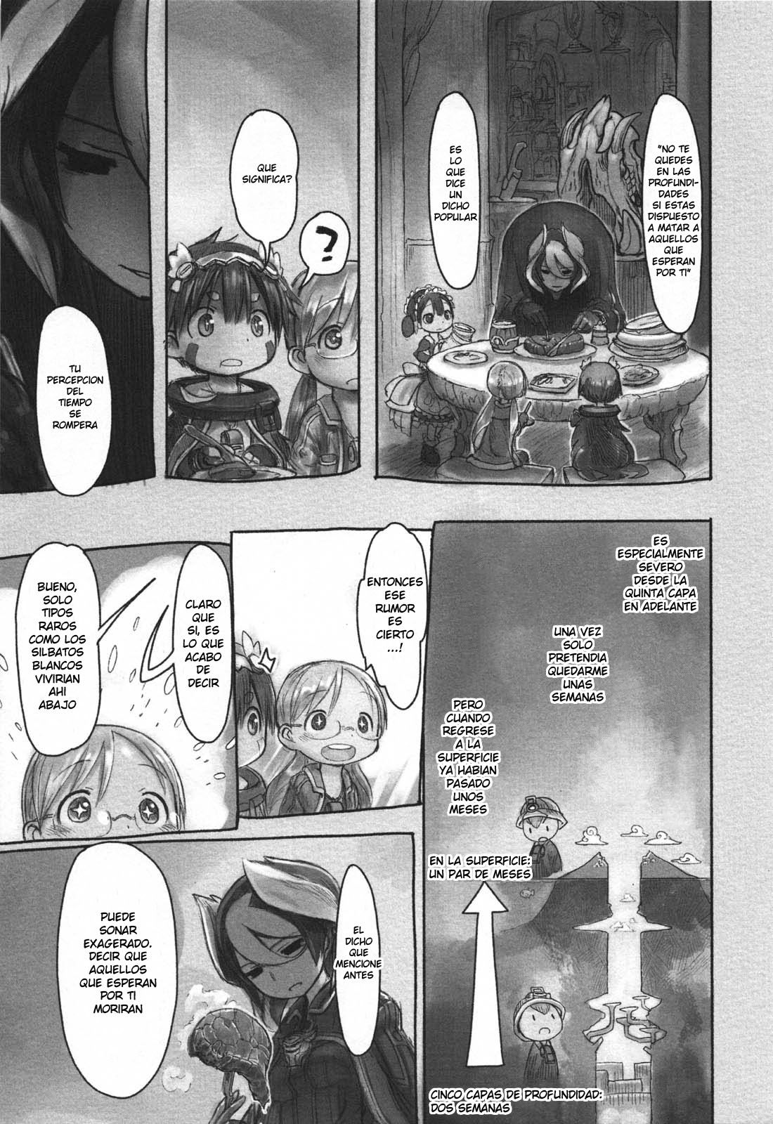 Made in Abyss Capitulo 17: Entrenamiento de Supervivencia página 9