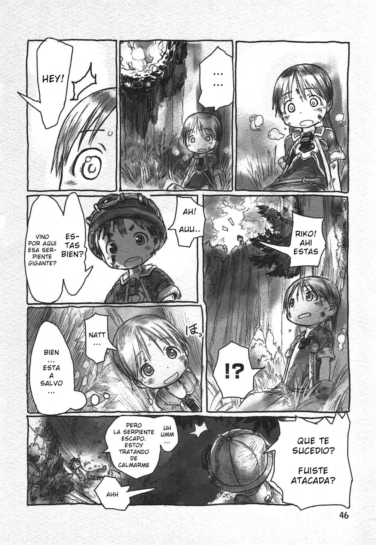 Made in Abyss Capitulo 2: EL Grupo de Excavación de la Casa del Arbol página 12