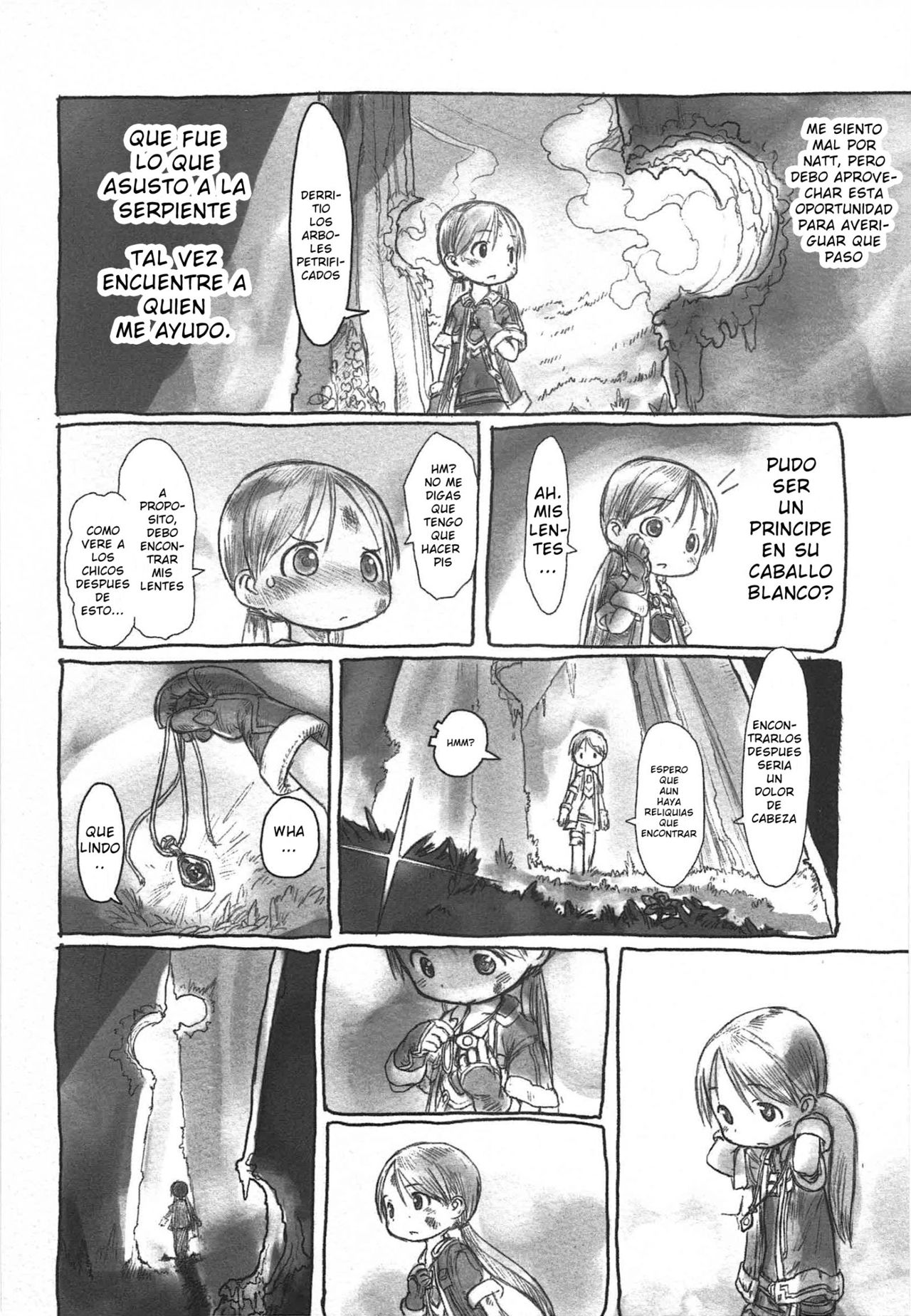 Made in Abyss Capitulo 2: EL Grupo de Excavación de la Casa del Arbol página 14