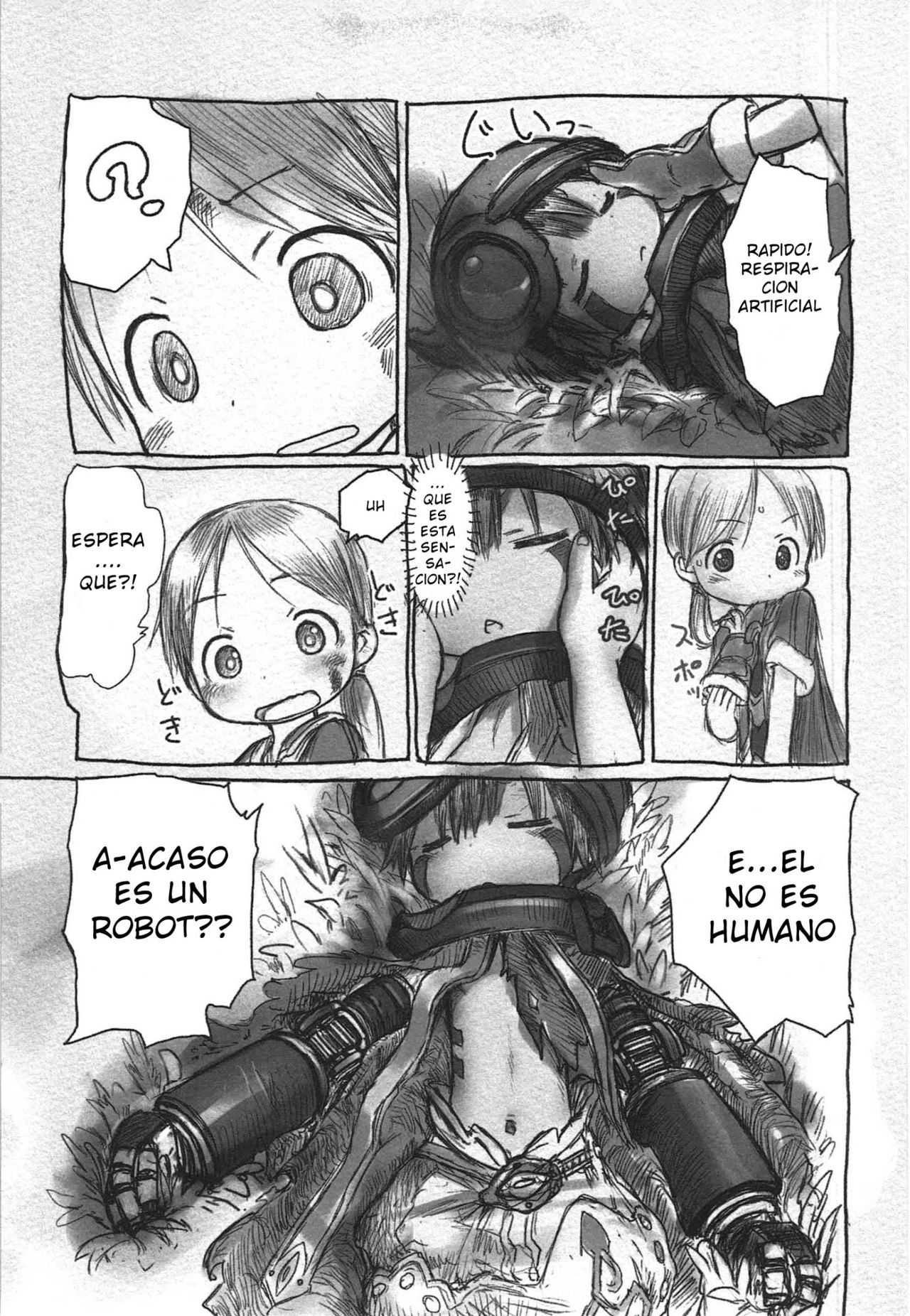 Made in Abyss Capitulo 2: EL Grupo de Excavación de la Casa del Arbol página 17