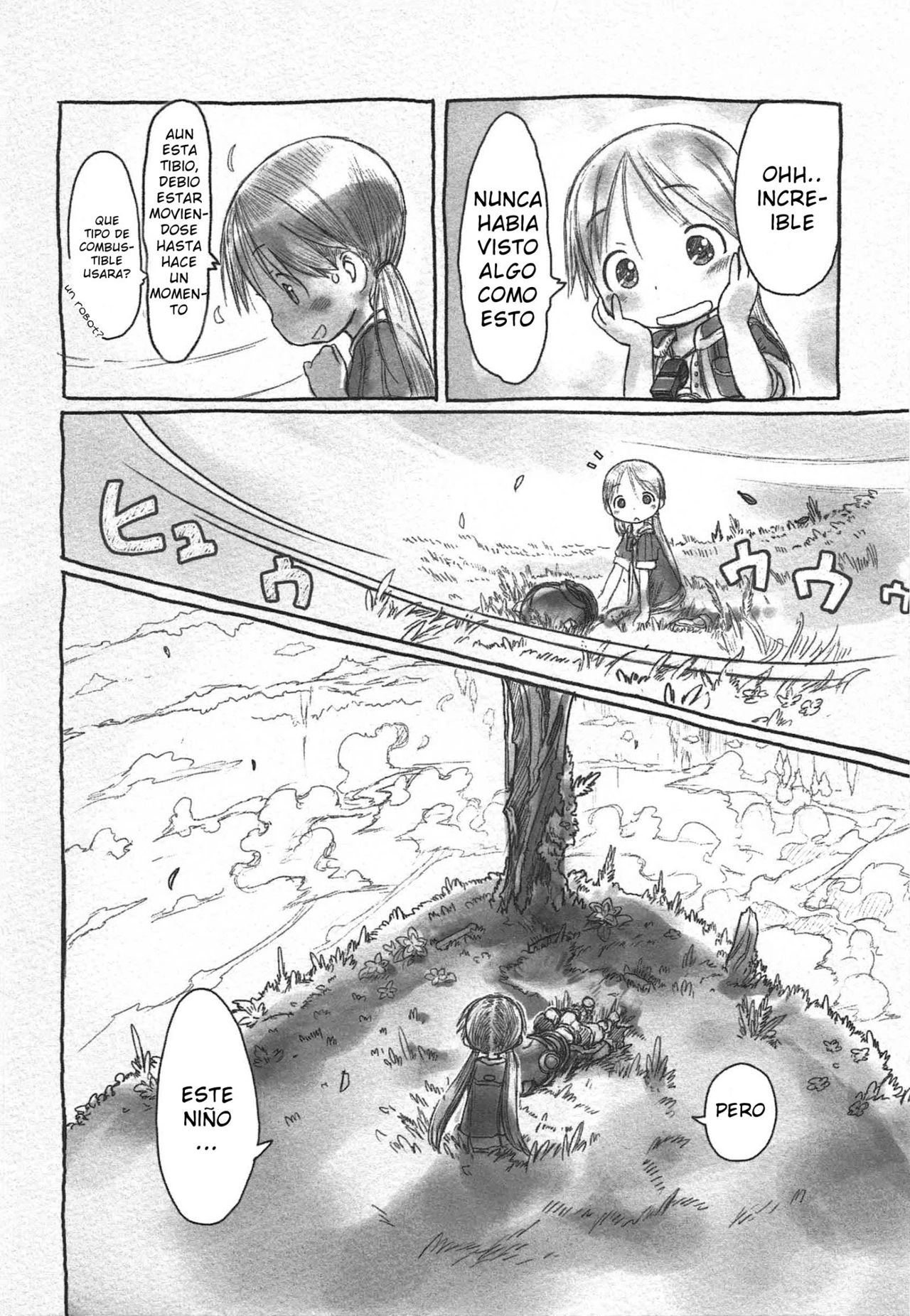 Made in Abyss Capitulo 2: EL Grupo de Excavación de la Casa del Arbol página 18