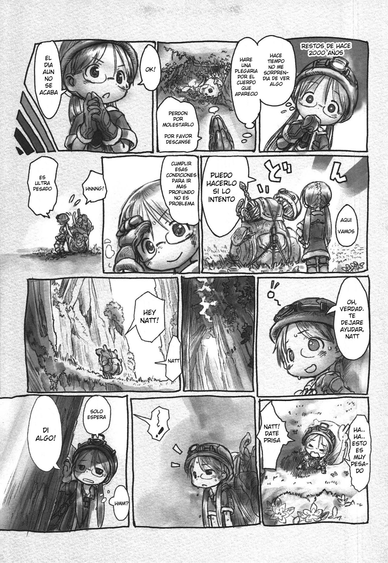 Made in Abyss Capitulo 2: EL Grupo de Excavación de la Casa del Arbol página 5