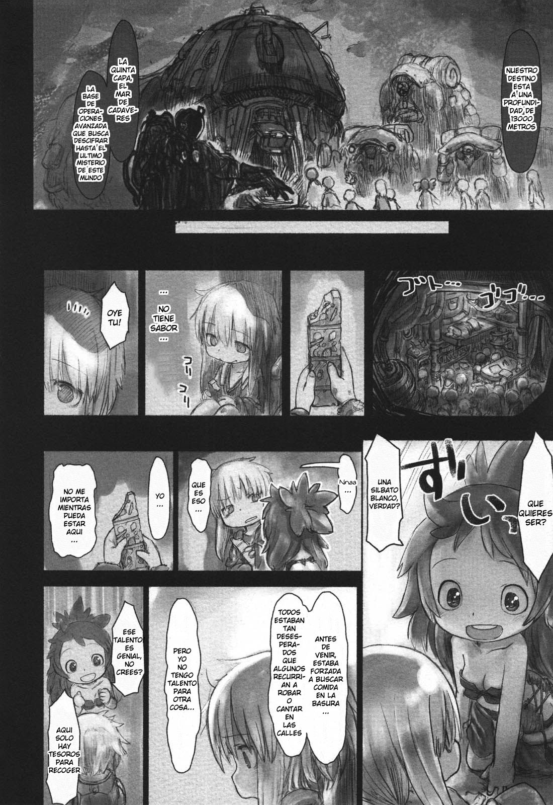 Made in Abyss Capitulo 23: Experimentación Inhumana página 4