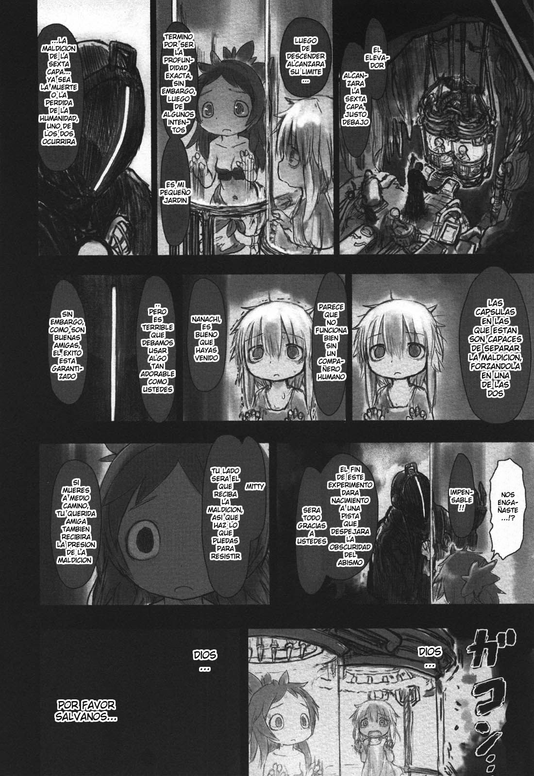 Made in Abyss Capitulo 23: Experimentación Inhumana página 8