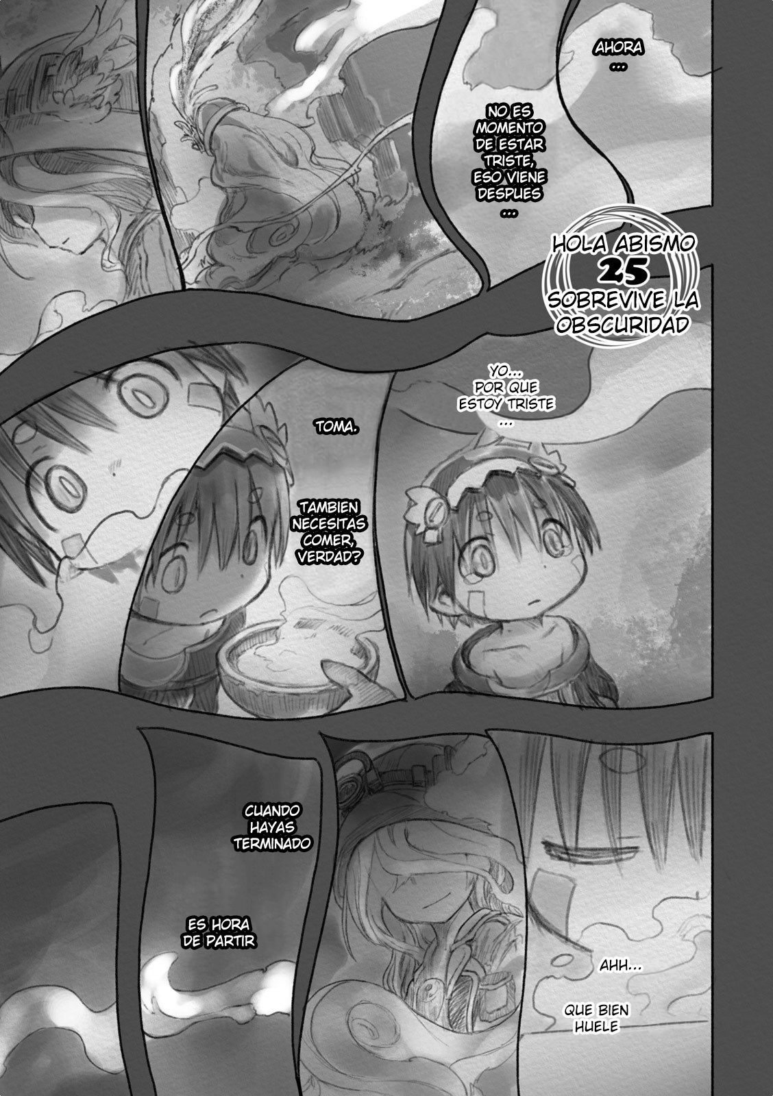 Made in Abyss Capitulo 25: Sobrevive la Obscuridad página 3
