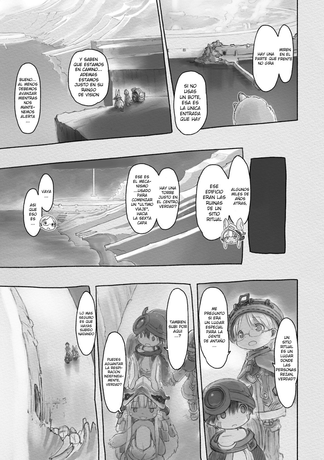 Made in Abyss Capitulo 28: Entrada a la Sexta Capa página 14