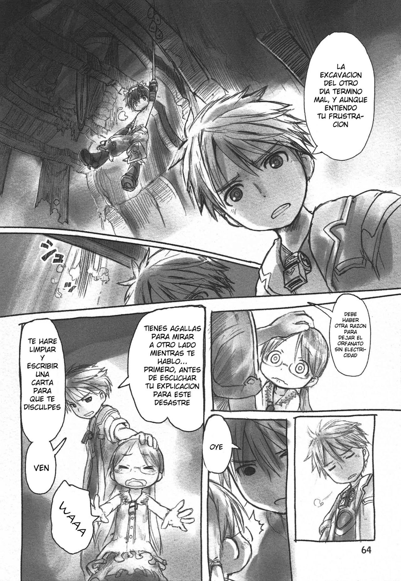 Made in Abyss Capitulo 3: Ex Sala de Castigos. Habitación de Riko página 10