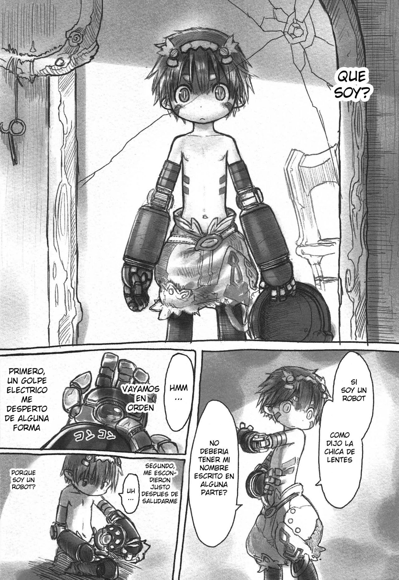 Made in Abyss Capitulo 3: Ex Sala de Castigos. Habitación de Riko página 12