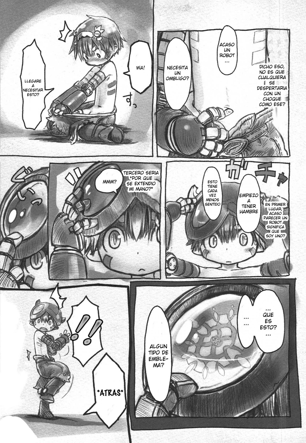 Made in Abyss Capitulo 3: Ex Sala de Castigos. Habitación de Riko página 13
