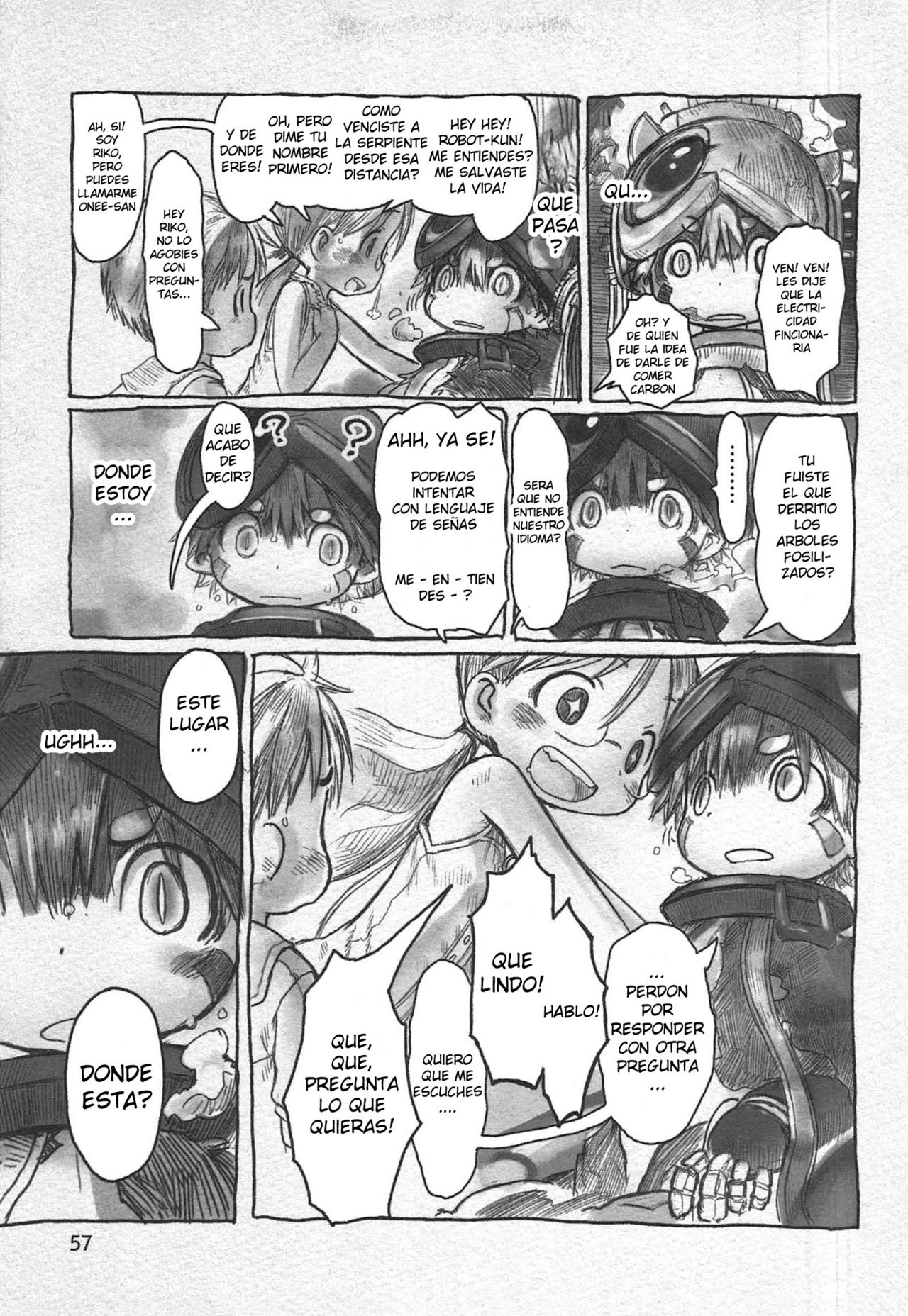 Made in Abyss Capitulo 3: Ex Sala de Castigos. Habitación de Riko página 3