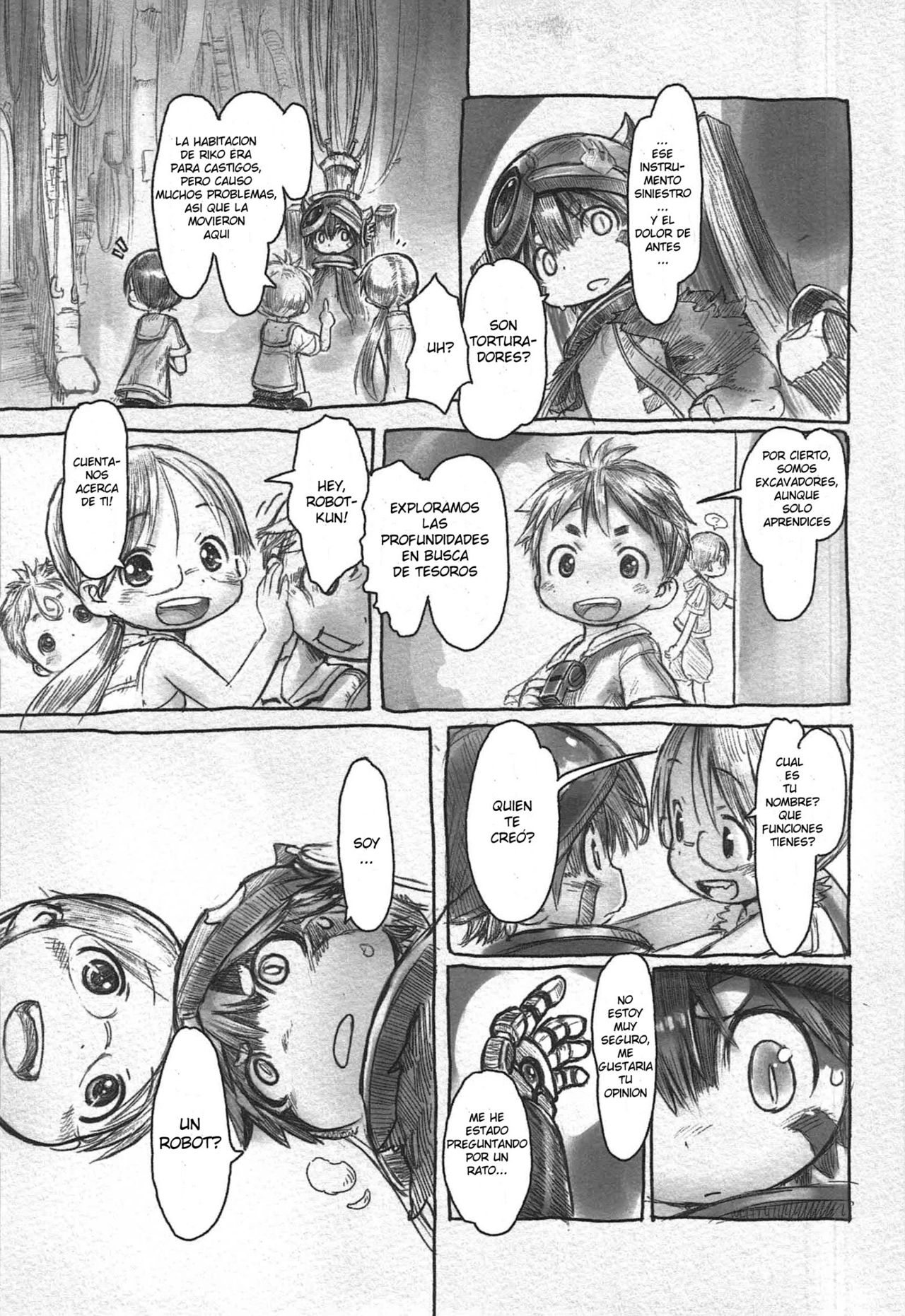 Made in Abyss Capitulo 3: Ex Sala de Castigos. Habitación de Riko página 5