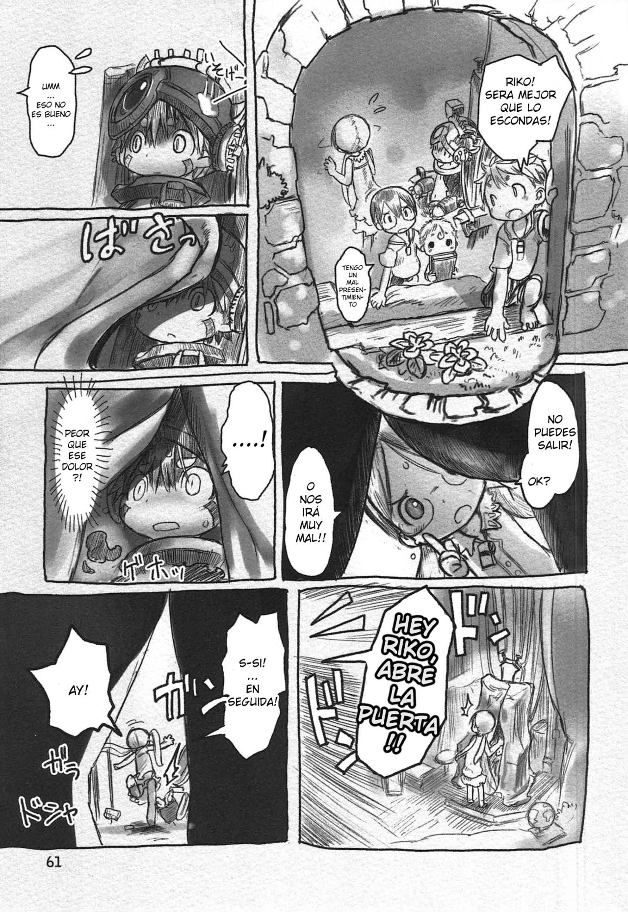 Made in Abyss Capitulo 3: Ex Sala de Castigos. Habitación de Riko página 7