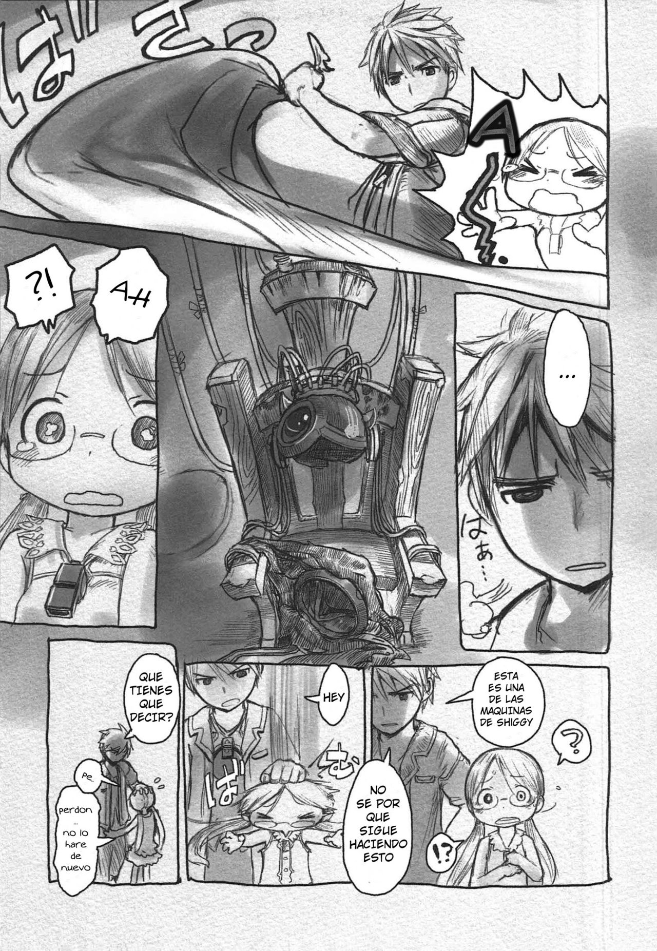 Made in Abyss Capitulo 3: Ex Sala de Castigos. Habitación de Riko página 9
