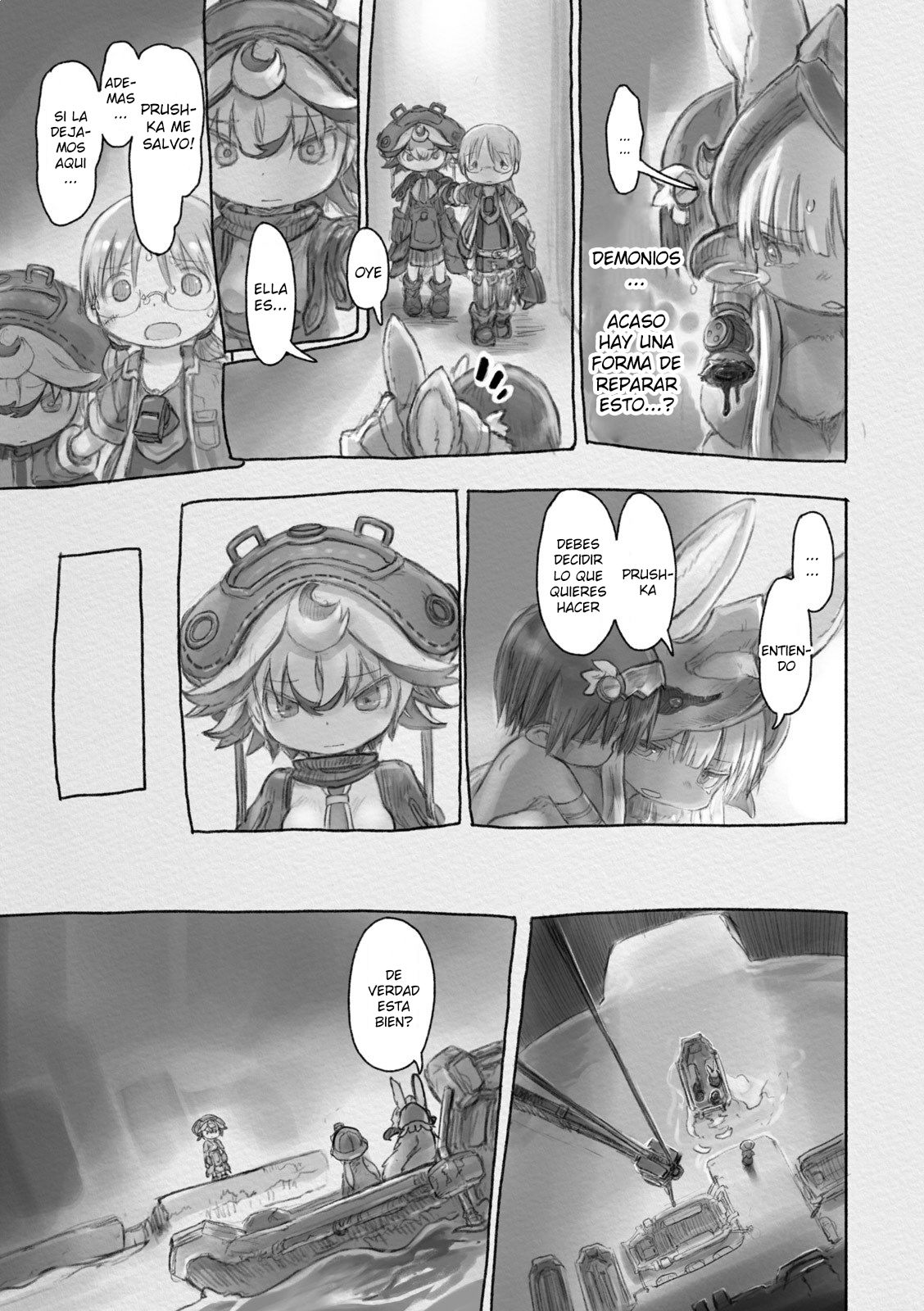 Made in Abyss Capitulo 31: Esperanza y Desesperanza página 9