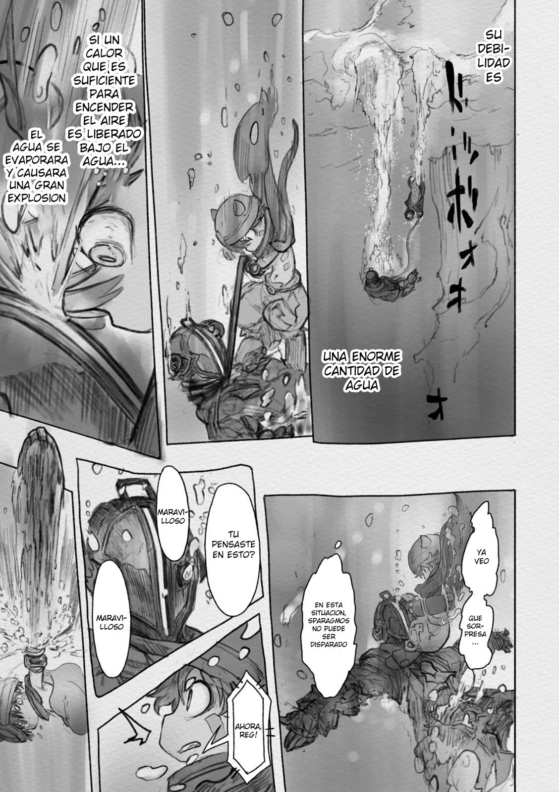 Made in Abyss Capitulo 32: El Final de una Feroz Batalla página 15