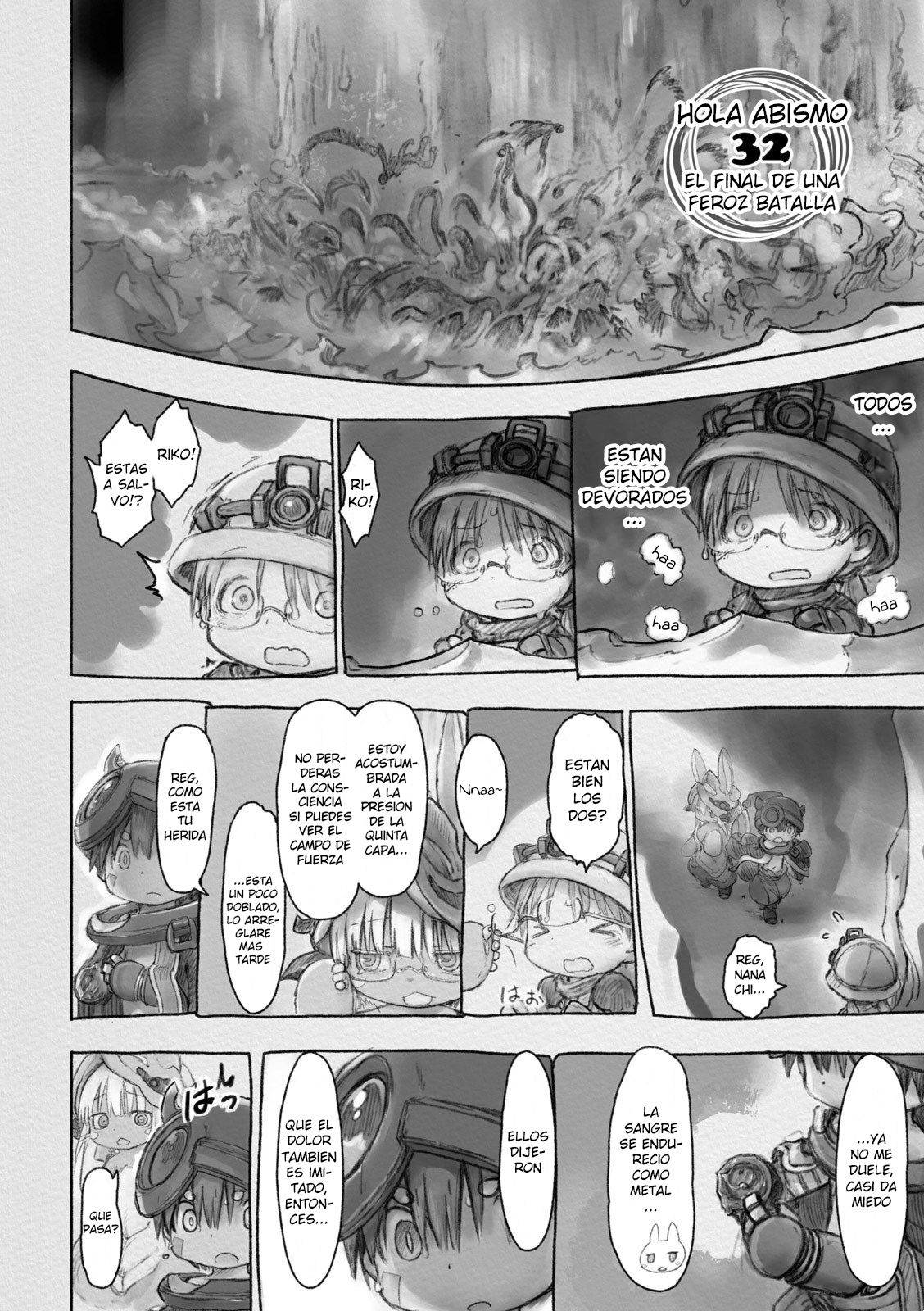 Made in Abyss Capitulo 32: El Final de una Feroz Batalla página 2